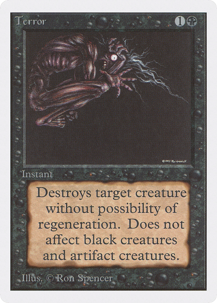 Terror — Unlimited Edition — Magic: The Gathering