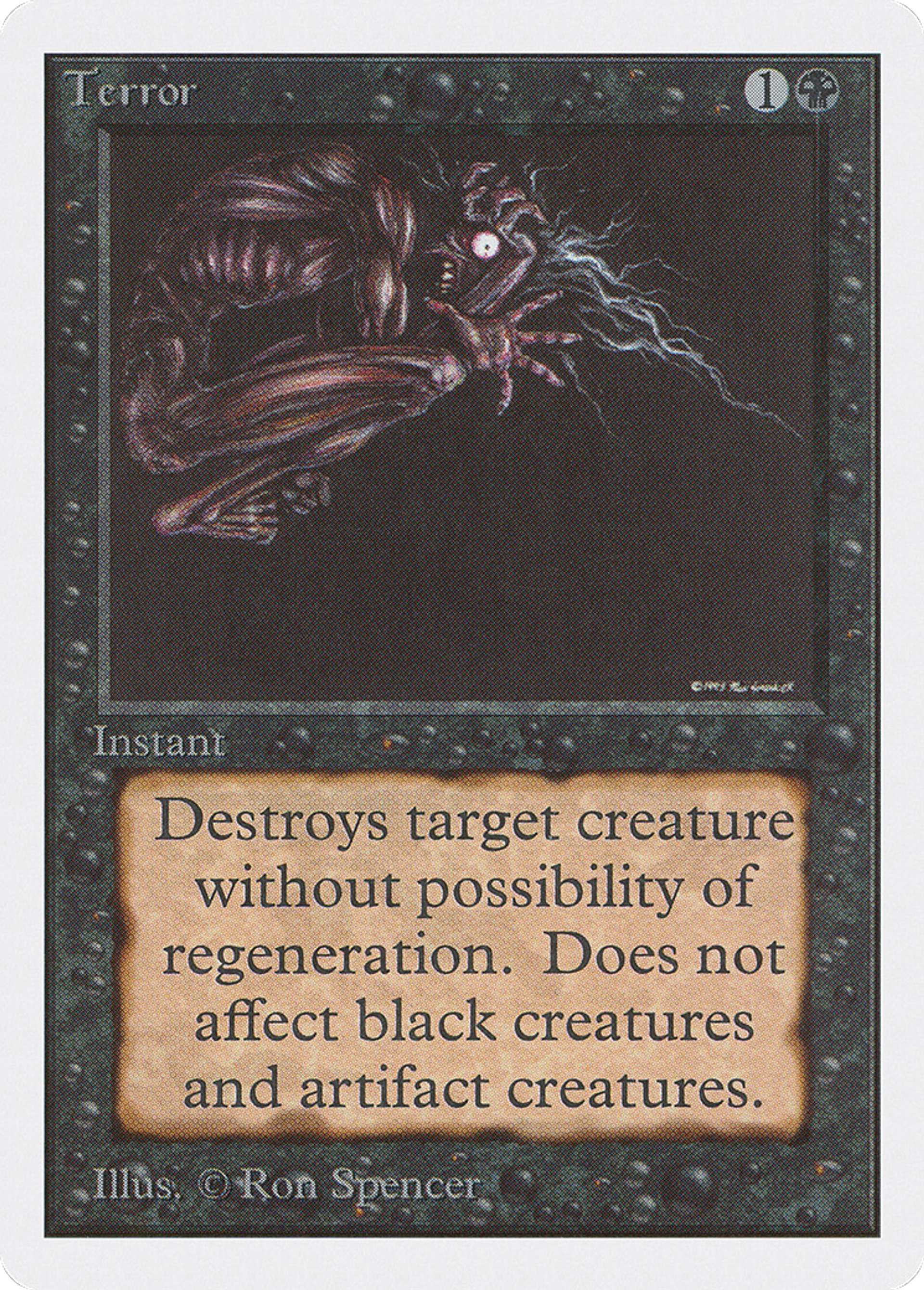 Terror — Unlimited Edition — Magic: The Gathering
