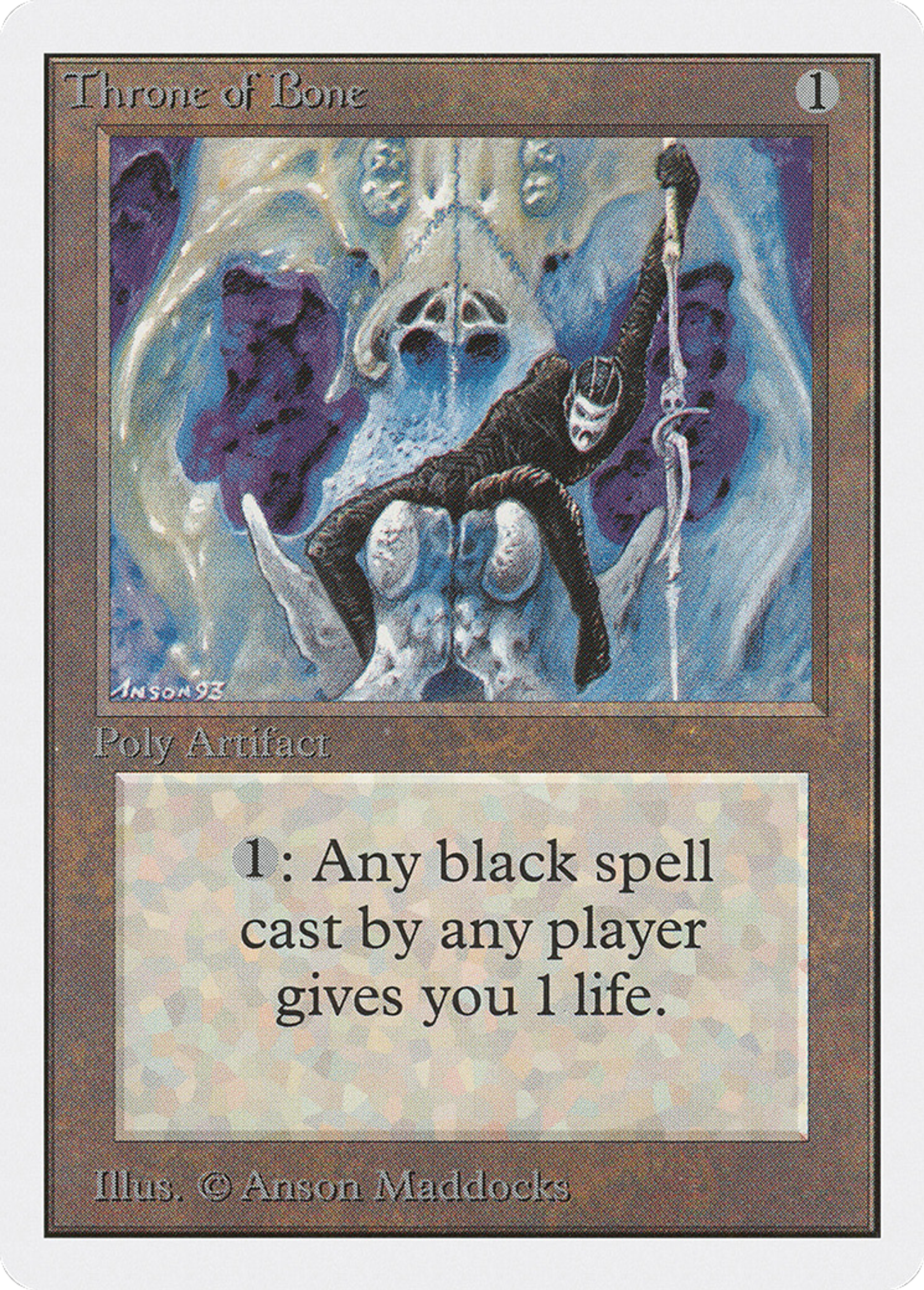 Throne of Bone — Unlimited Edition — Magic: The Gathering
