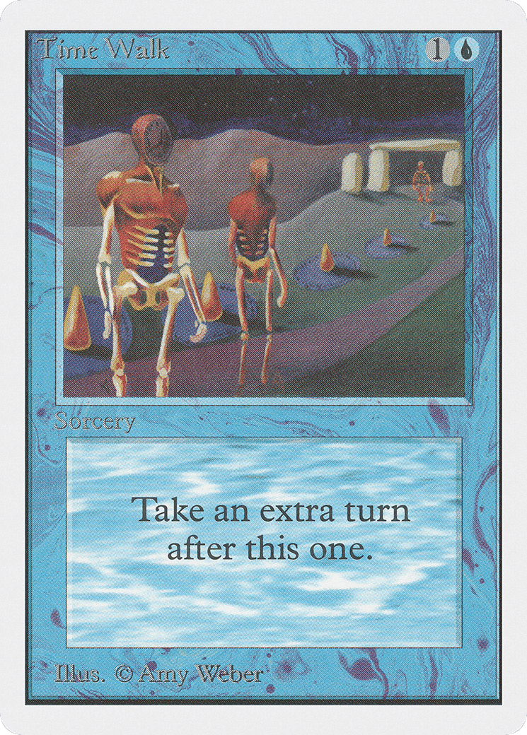 Time Walk — Unlimited Edition — Magic: The Gathering