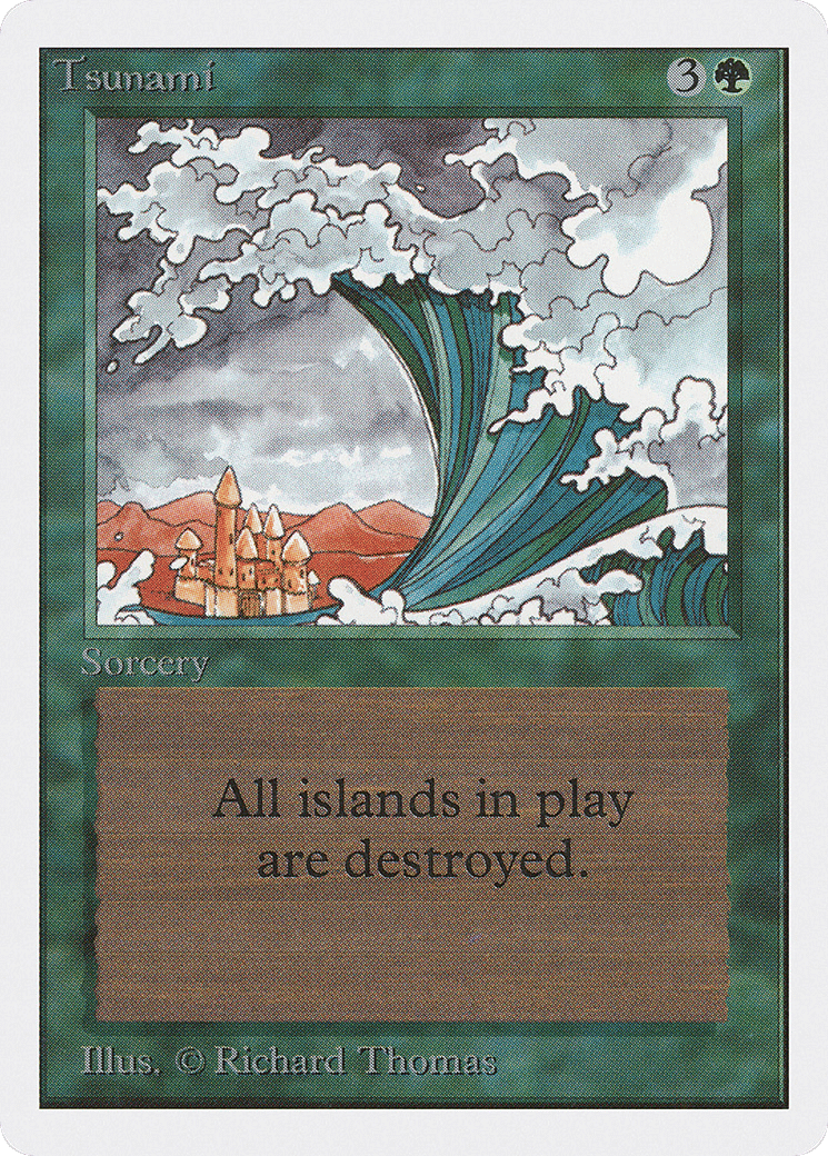 Tsunami — Unlimited Edition — Magic: The Gathering