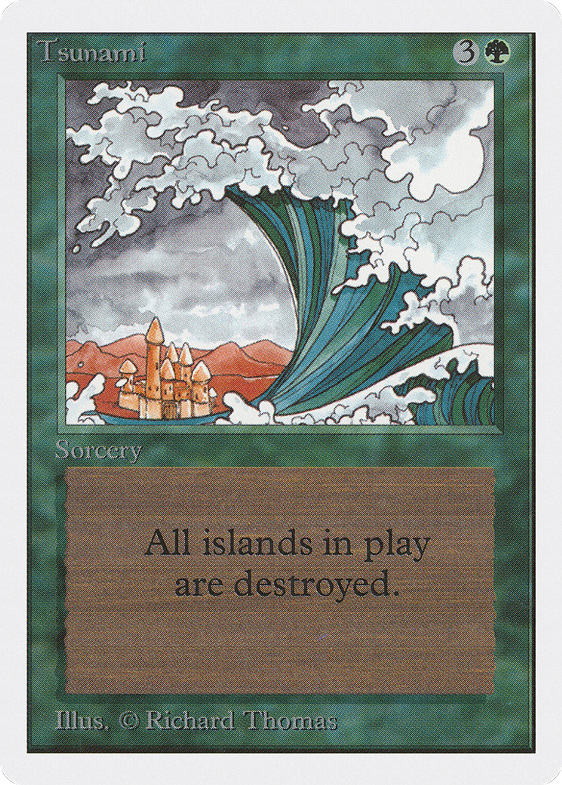 Tsunami — Unlimited Edition — Magic: The Gathering