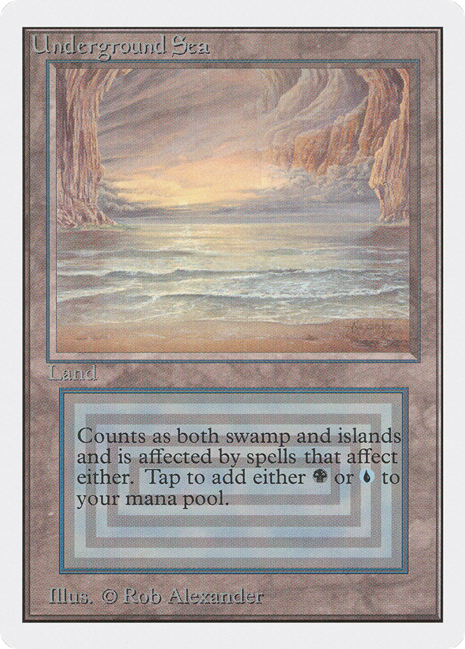 Underground Sea — Unlimited Edition — Magic: The Gathering