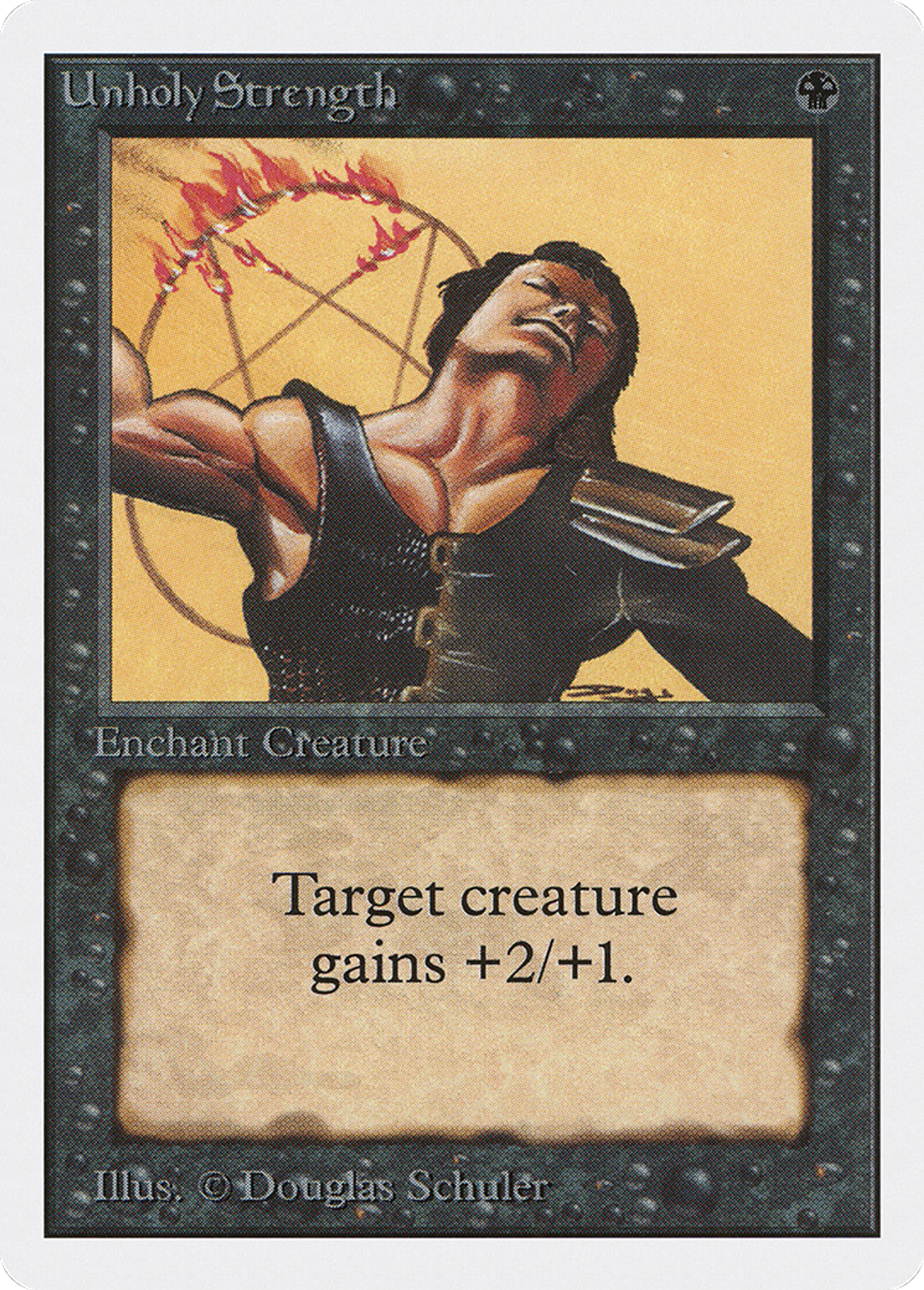 Unholy Strength — Unlimited Edition — Magic: The Gathering