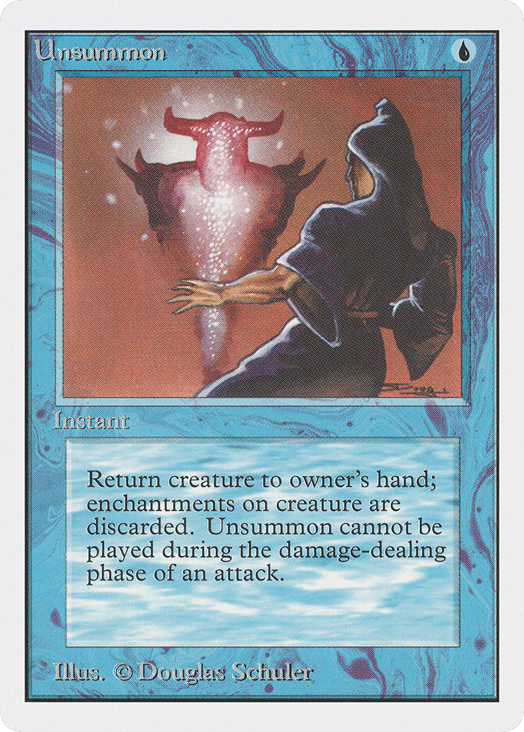 Unsummon — Unlimited Edition — Magic: The Gathering
