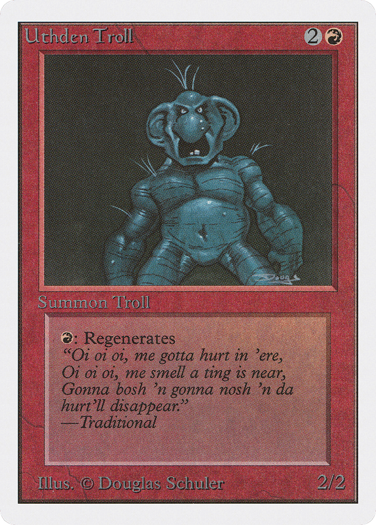 Troll d'Uthden — Unlimited Edition — Magic: The Gathering