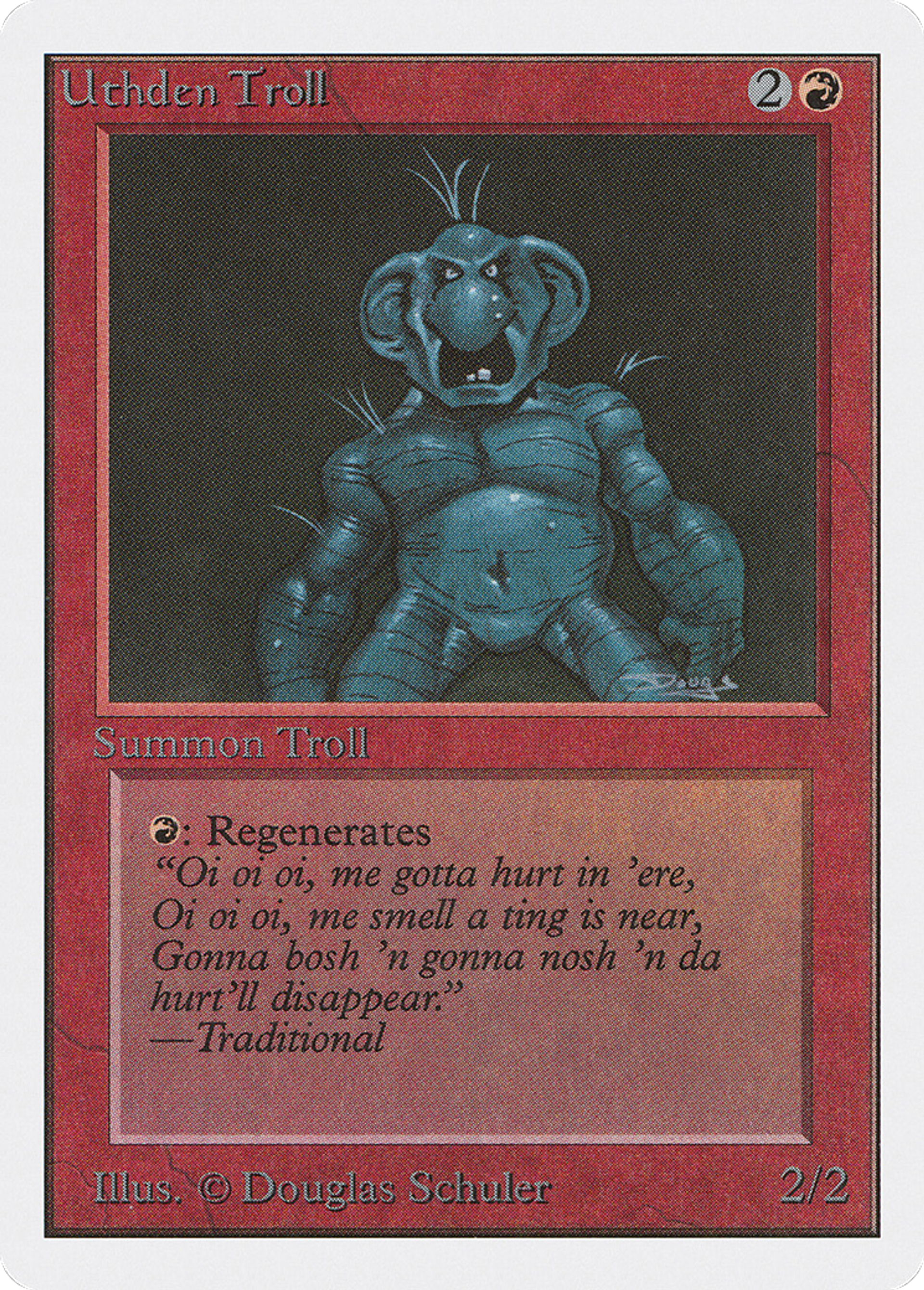 Uthden Troll — Unlimited Edition — Magic: The Gathering