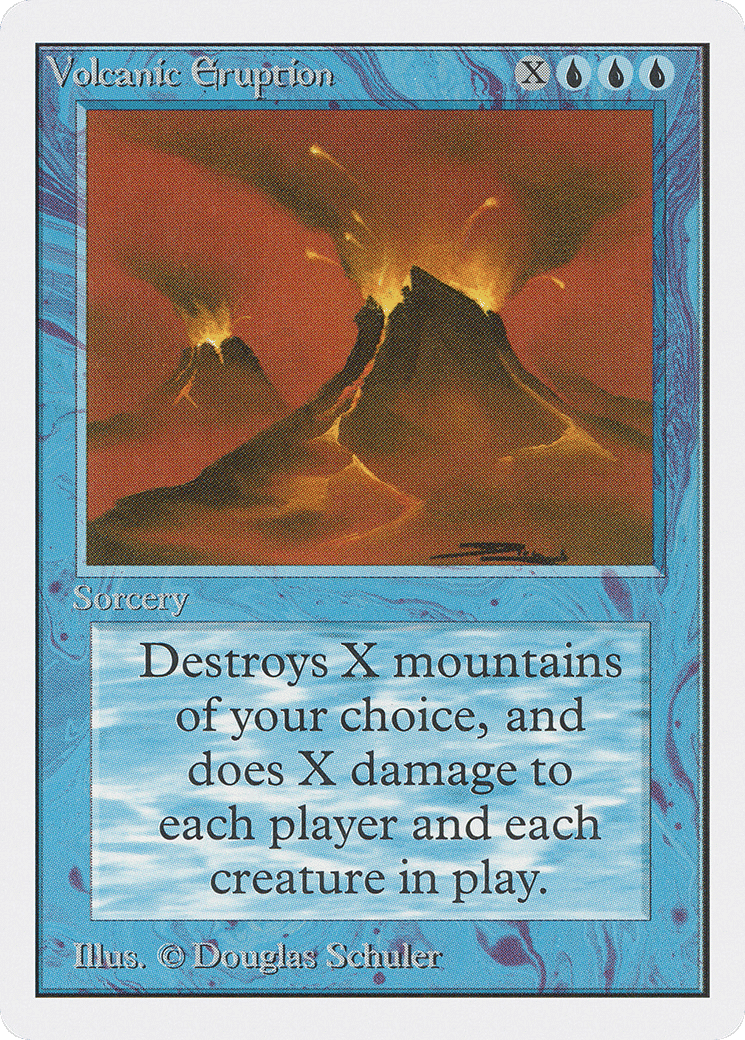 Volcanic Eruption — Unlimited Edition — Magic: The Gathering
