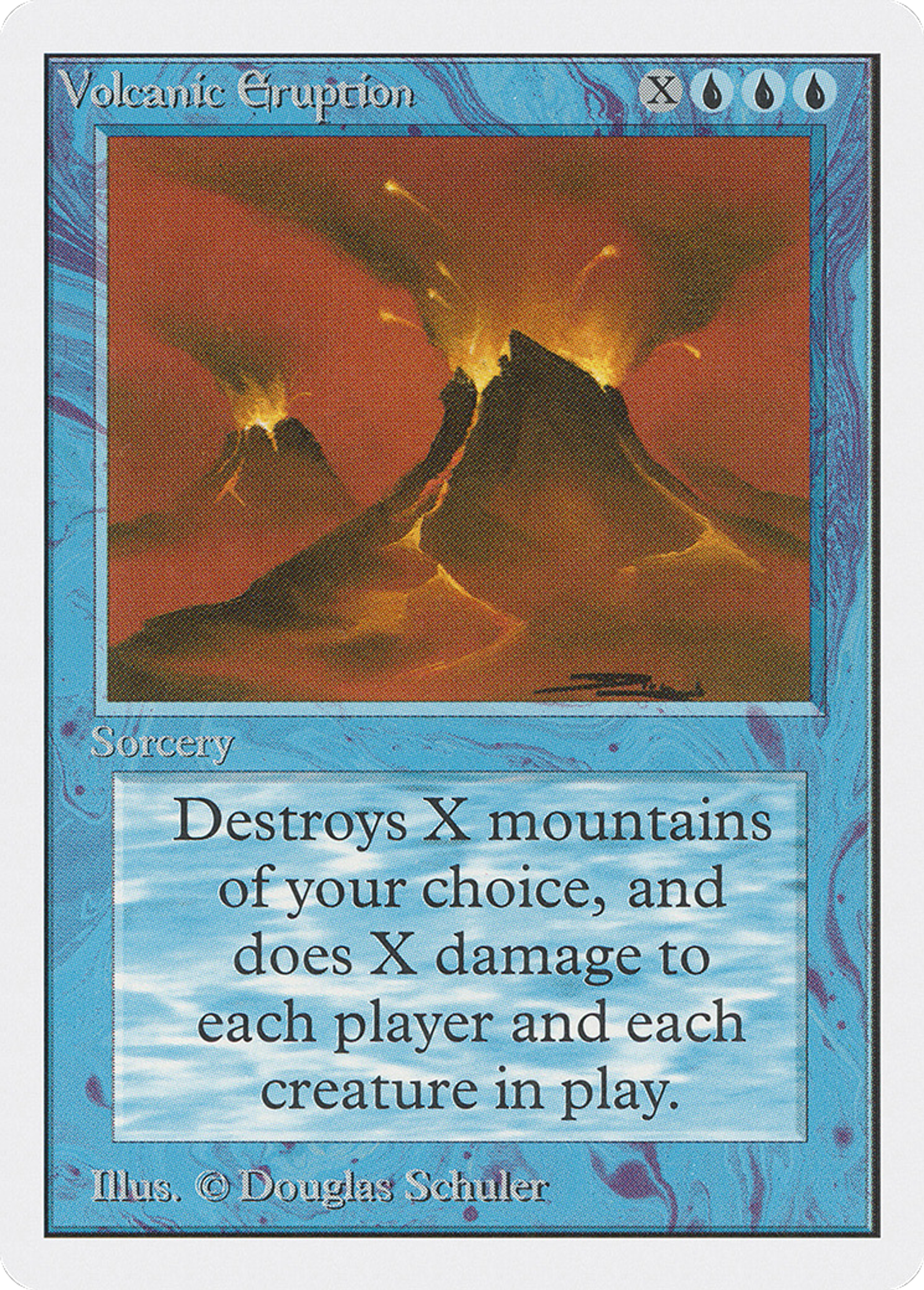 Volcanic Eruption — Unlimited Edition — Magic: The Gathering