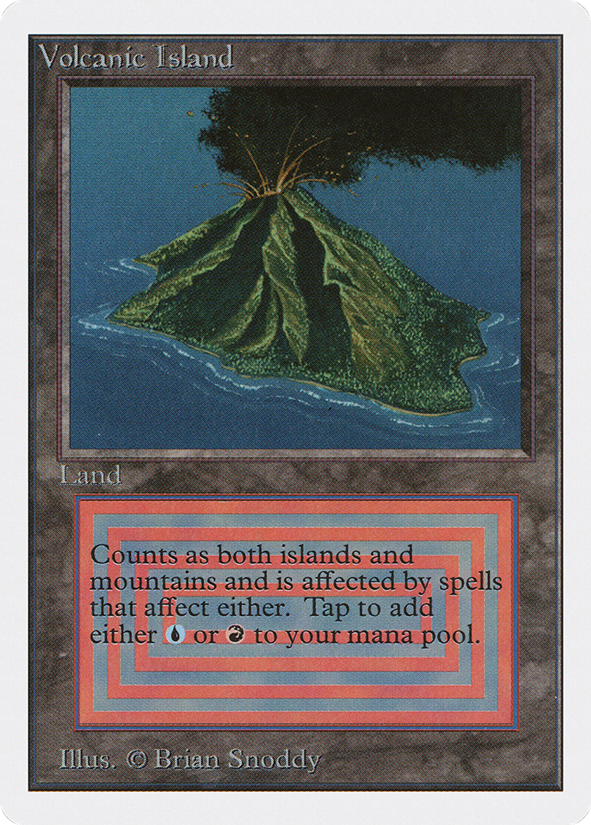 Volcanic Island — Unlimited Edition — Magic: The Gathering