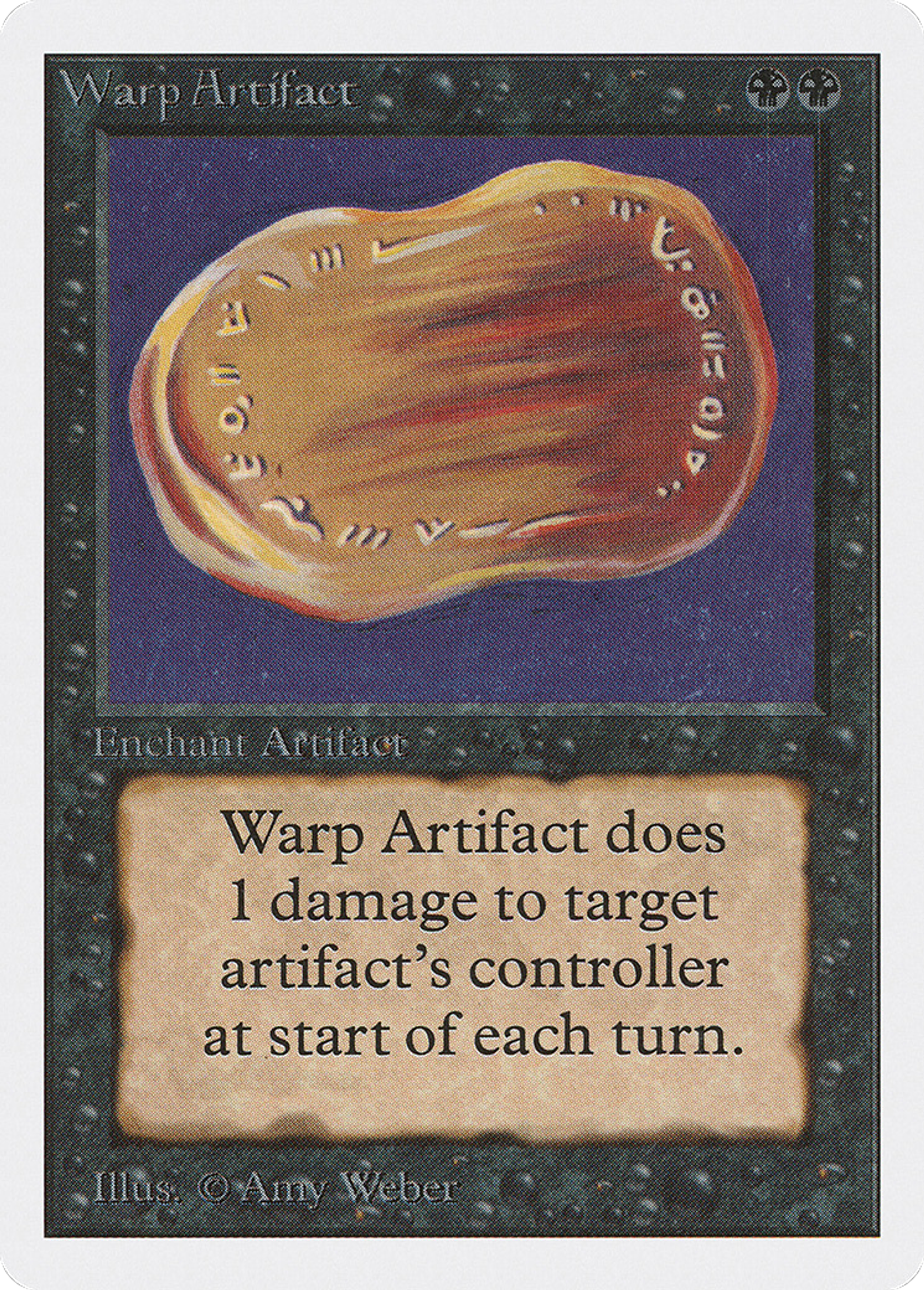 Warp Artifact — Unlimited Edition — Magic: The Gathering