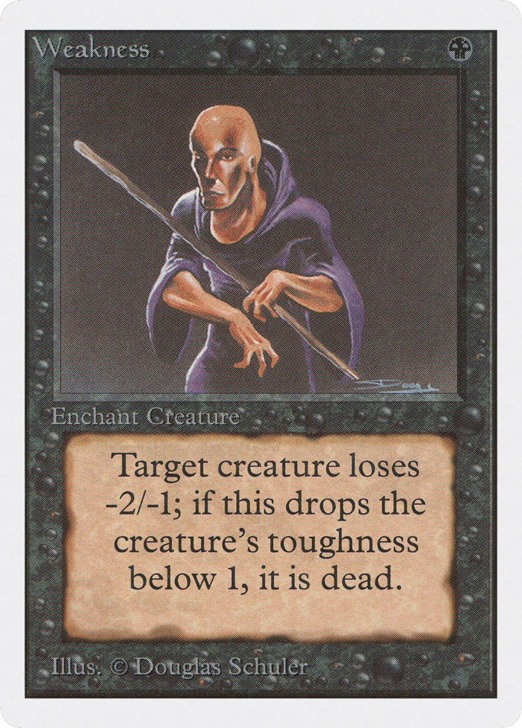 Weakness — Unlimited Edition — Magic: The Gathering