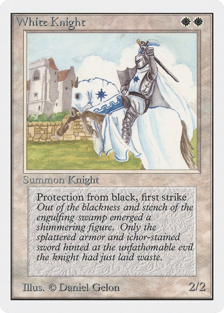 White Knight — Unlimited Edition — Magic: The Gathering