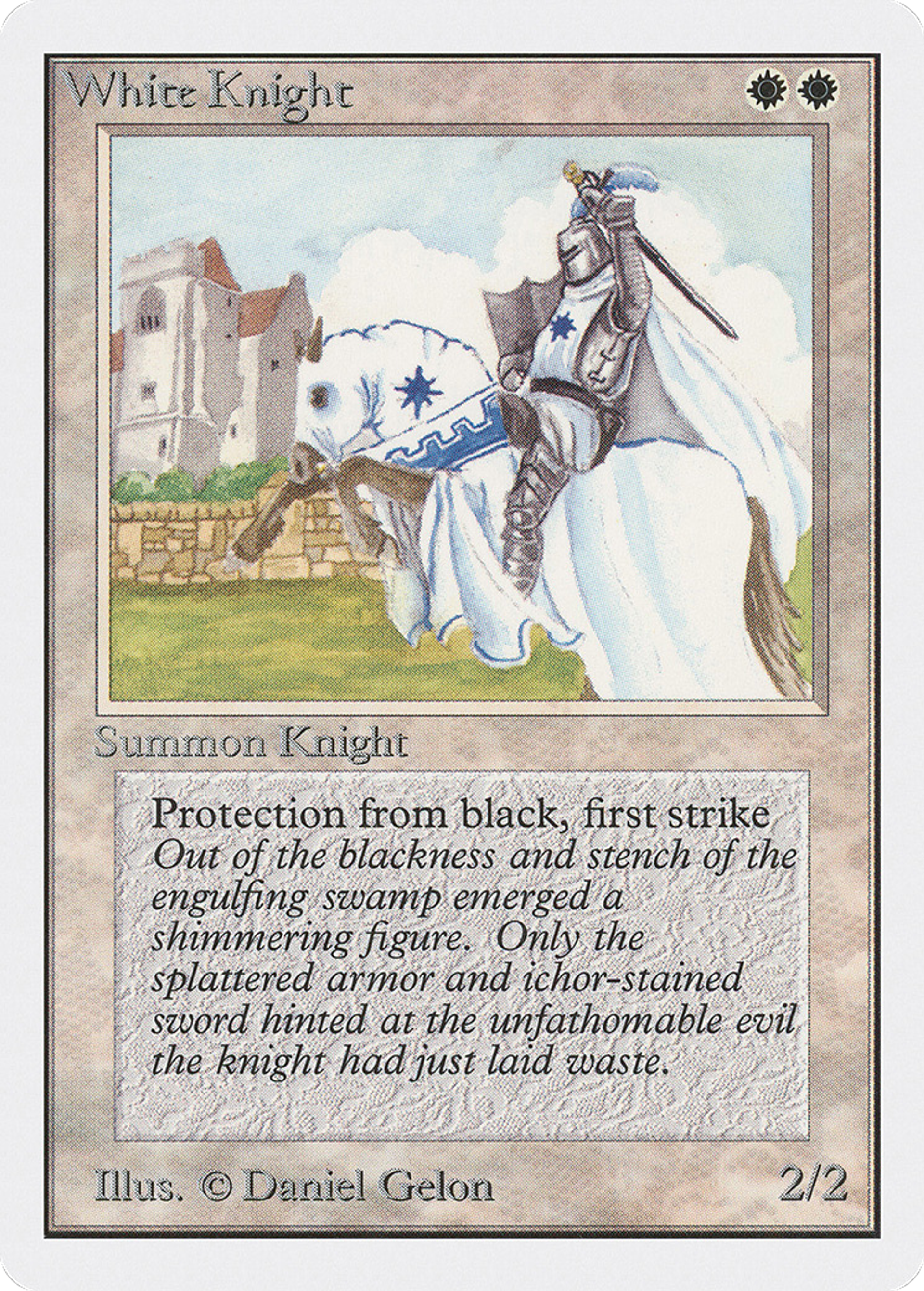 White Knight — Unlimited Edition — Magic: The Gathering