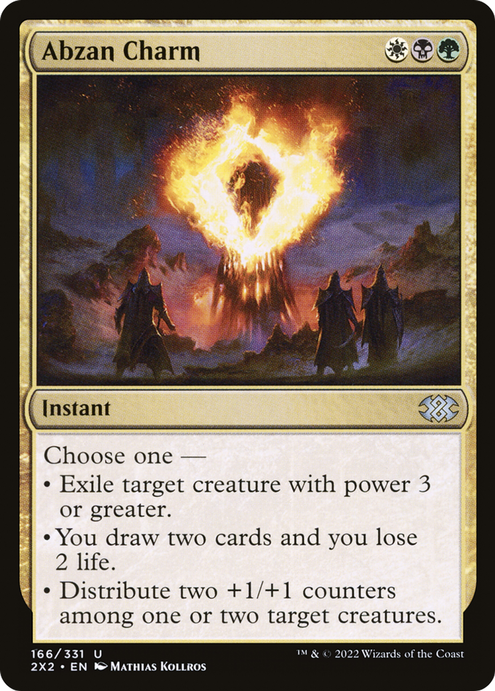 Charme d'Abzan — Double Masters 2022 — Magic: The Gathering