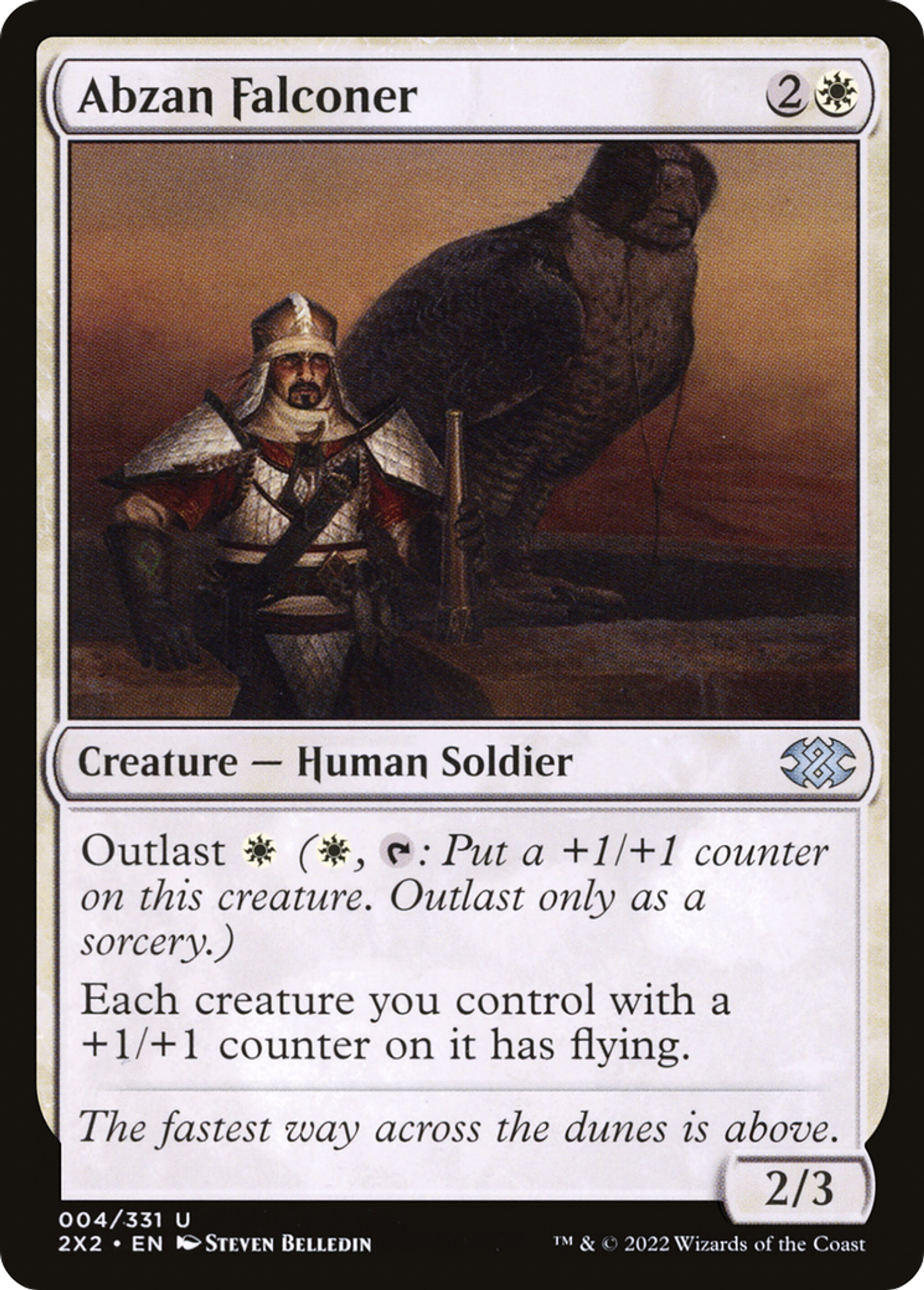 Abzan Falconer — Double Masters 2022 — Magic: The Gathering
