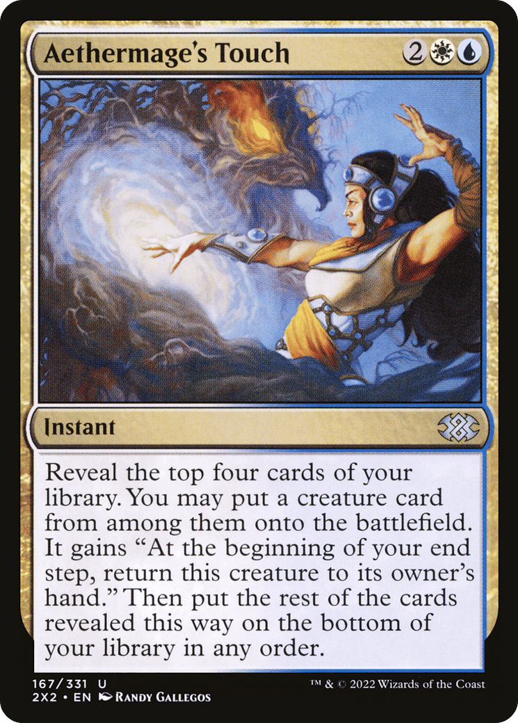 Aethermage's Touch — Double Masters 2022 — Magic: The Gathering