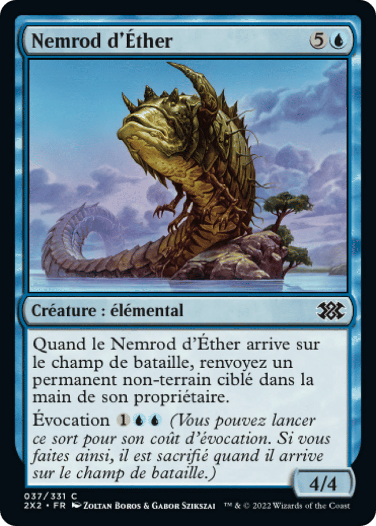 Nemrod d'Aether — Double Masters 2022 — Magic: The Gathering