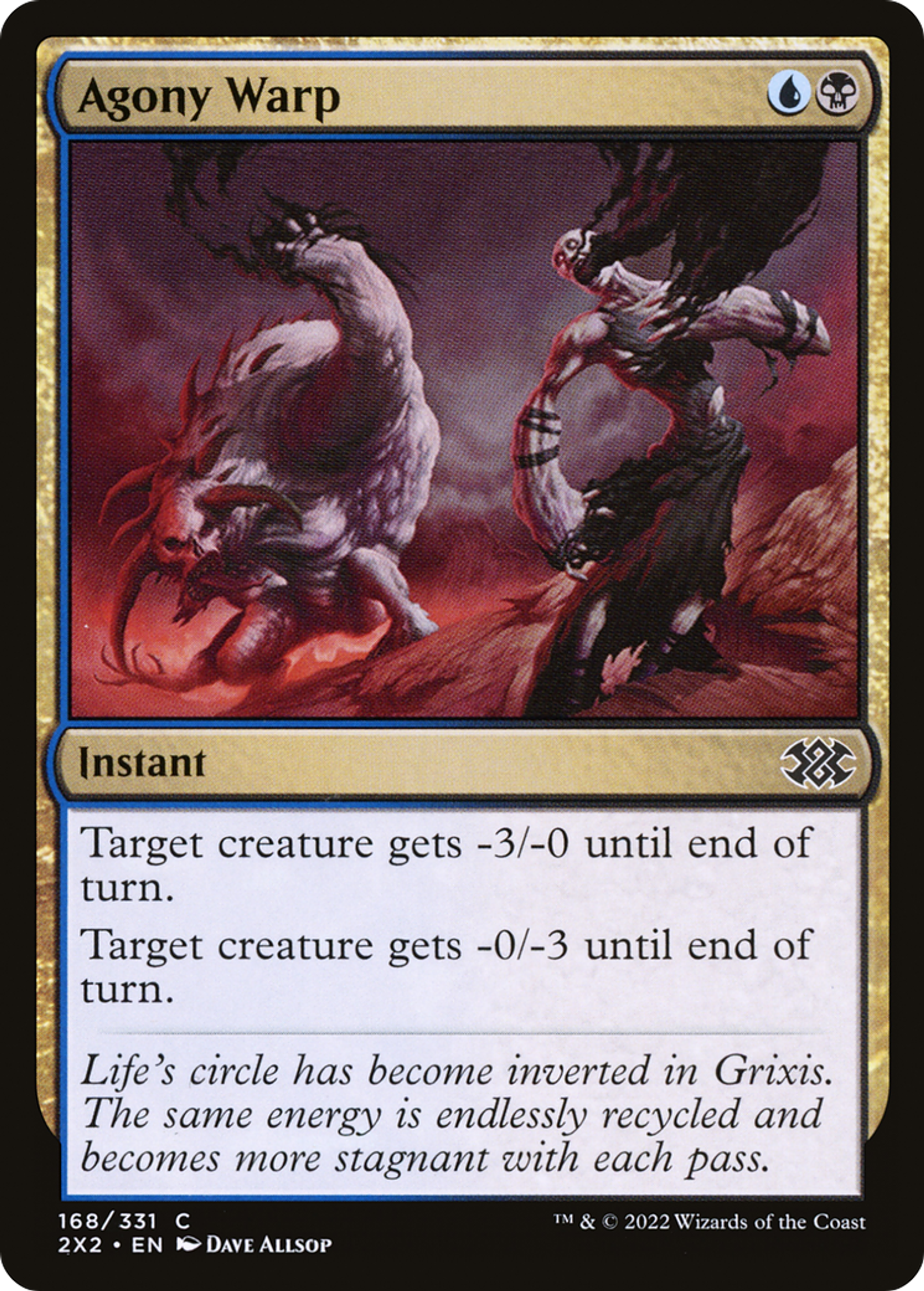 Distorsion d'angoisse — Double Masters 2022 — Magic: The Gathering