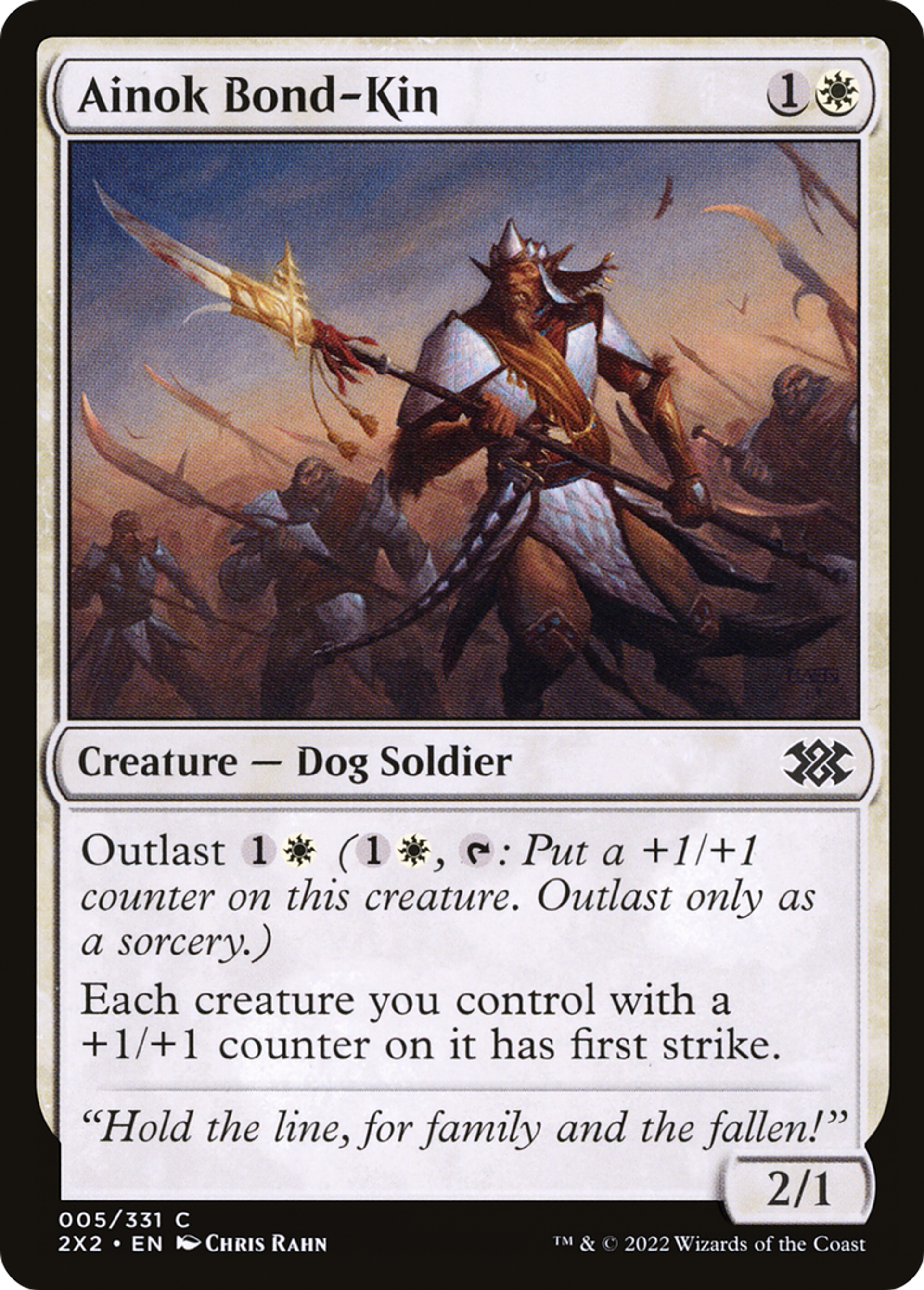 Ainok Bond-Kin — Double Masters 2022 — Magic: The Gathering