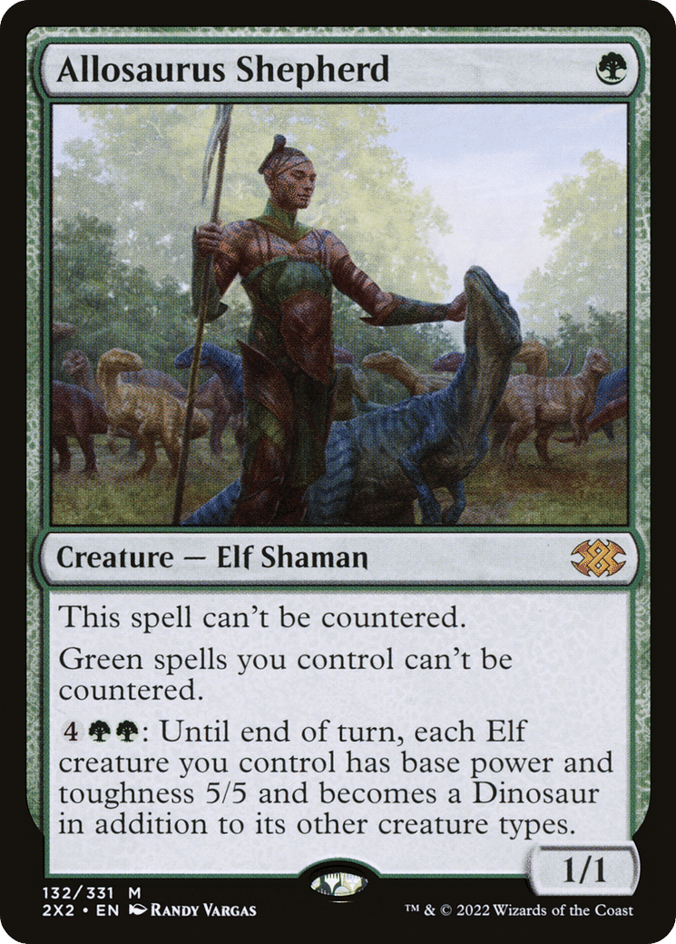 Allosaurus Shepherd — Double Masters 2022 — Magic: The Gathering