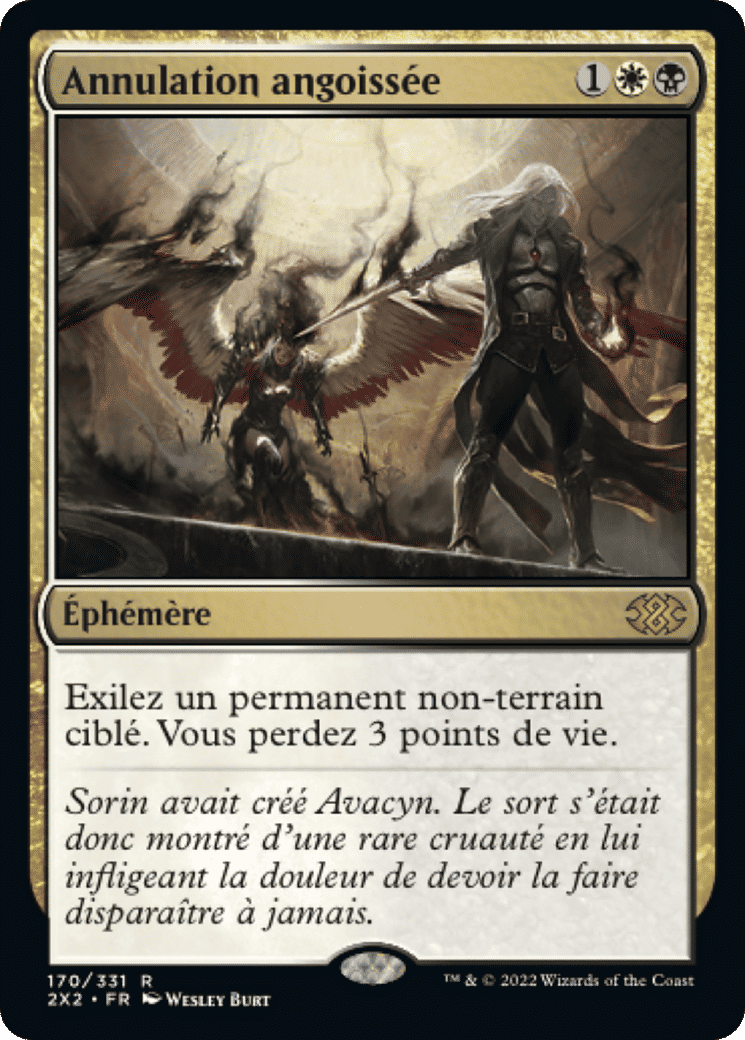 Annulation angoissée — Double Masters 2022 — Magic: The Gathering