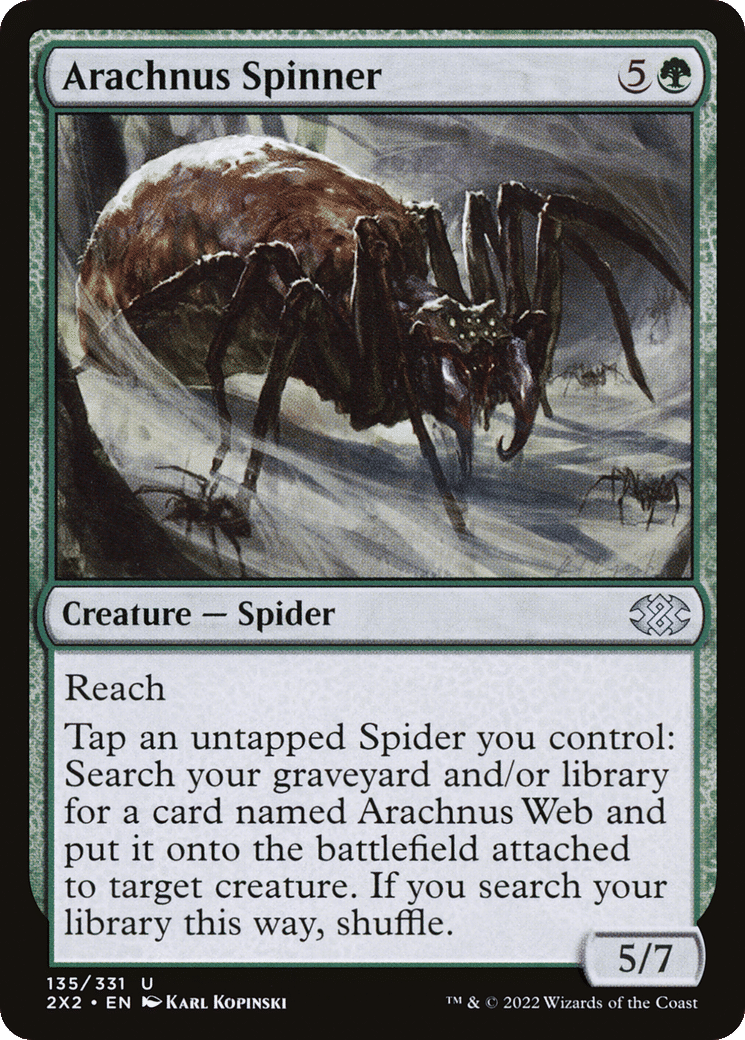 Arachnus Spinner — Double Masters 2022 — Magic: The Gathering