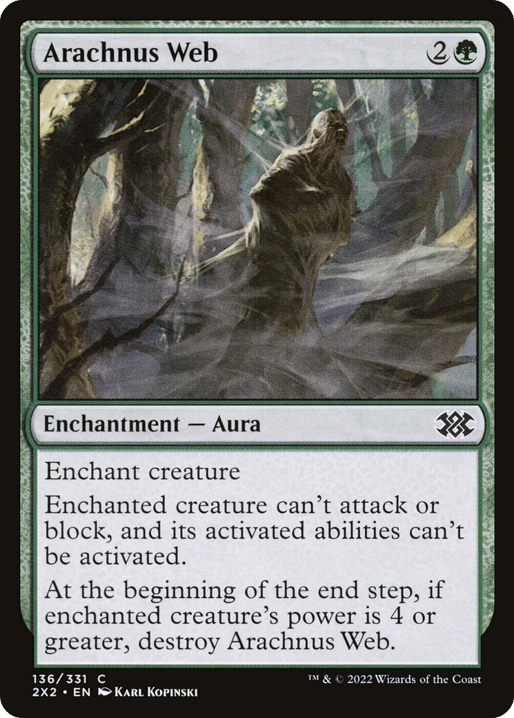Arachnus Web — Double Masters 2022 — Magic: The Gathering