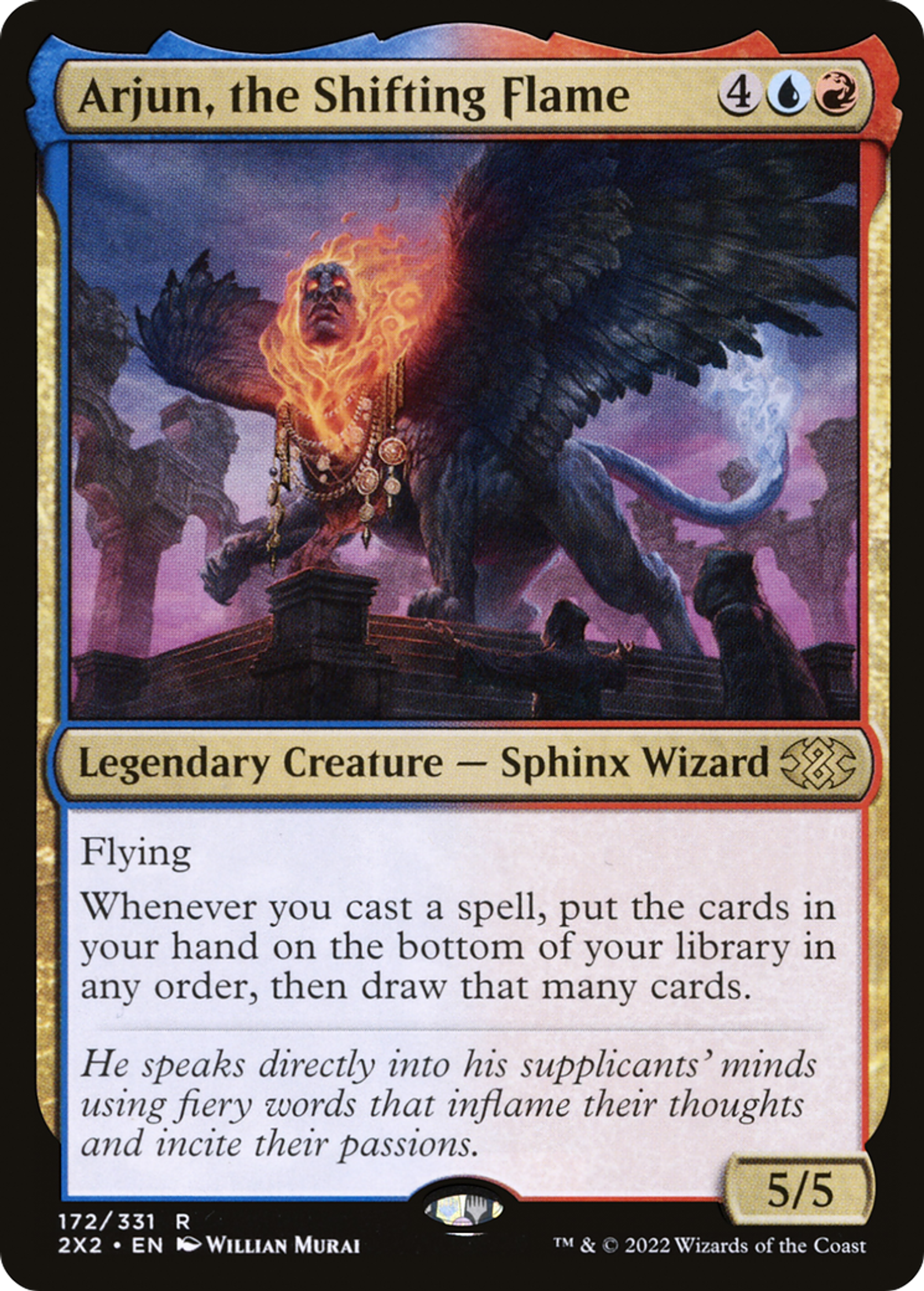 Arjun, the Shifting Flame — Double Masters 2022 — Magic: The Gathering