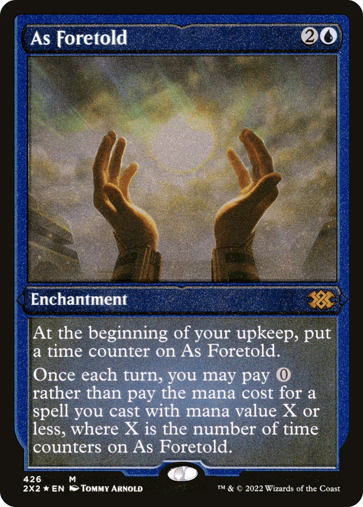 As Foretold — Double Masters 2022 — Magic: The Gathering
