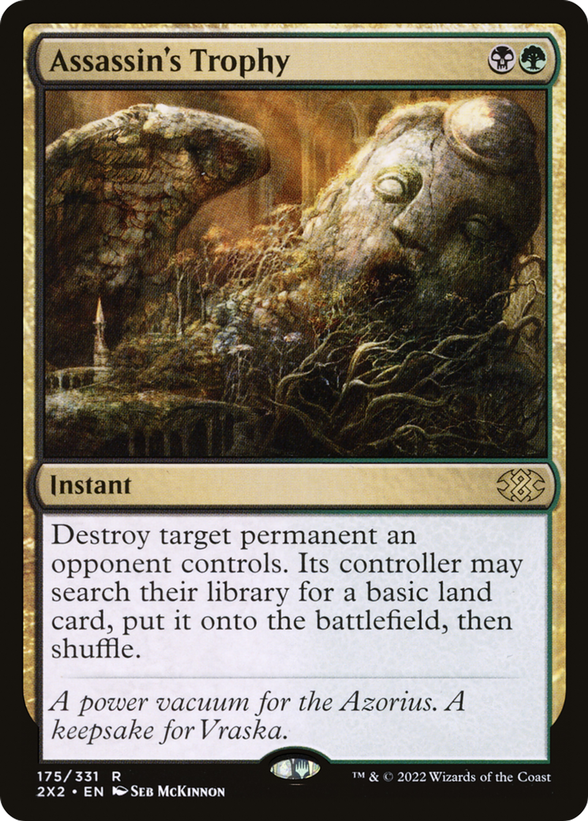Trophée de l'assassin — Double Masters 2022 — Magic: The Gathering