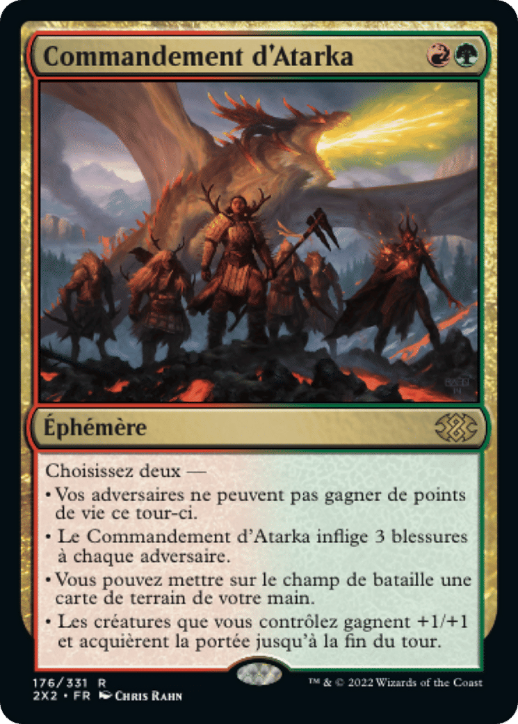 Commandement d'Atarka — Double Masters 2022 — Magic: The Gathering