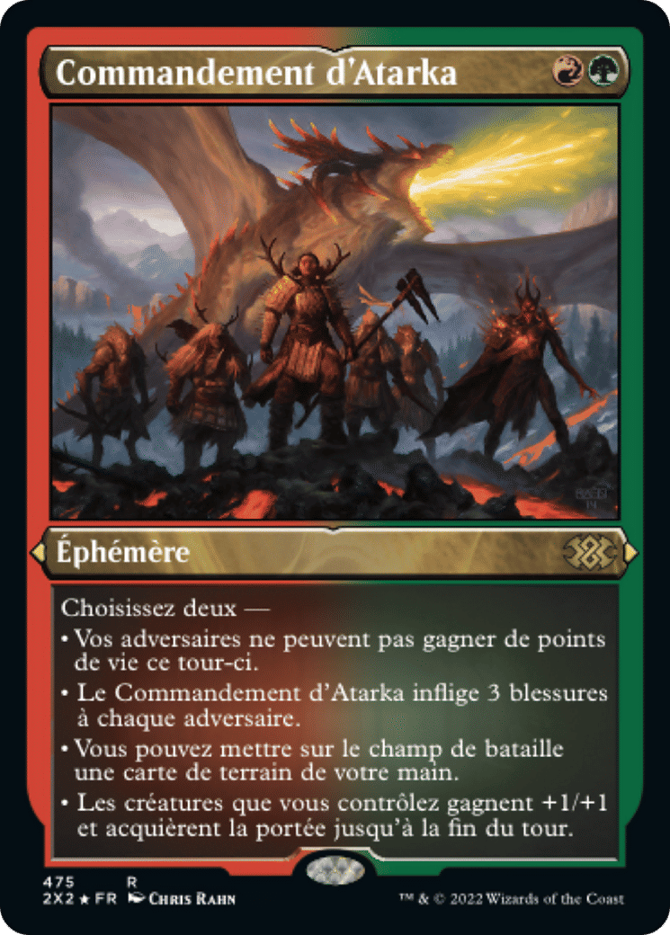 Commandement d'Atarka — Double Masters 2022 — Magic: The Gathering