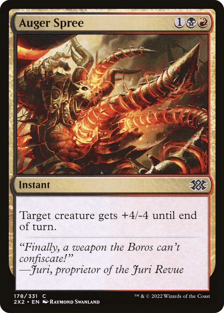Auger Spree — Double Masters 2022 — Magic: The Gathering