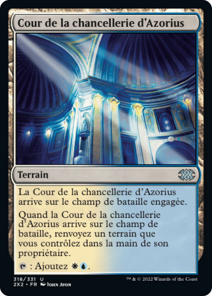 Cour de la chancellerie d'Azorius — Double Masters 2022 — Magic: The Gathering