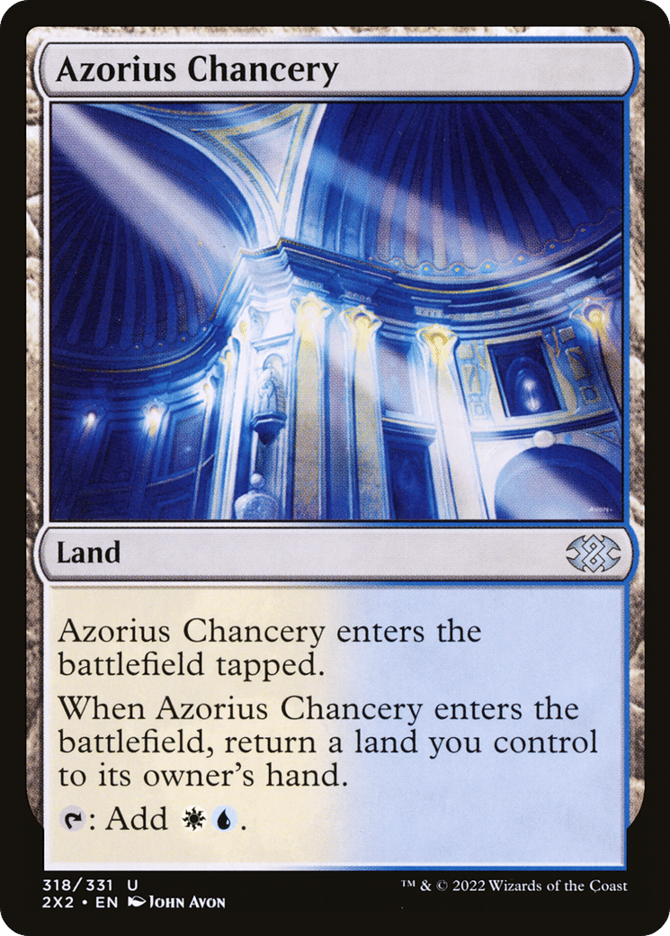 Azorius Chancery — Double Masters 2022 — Magic: The Gathering