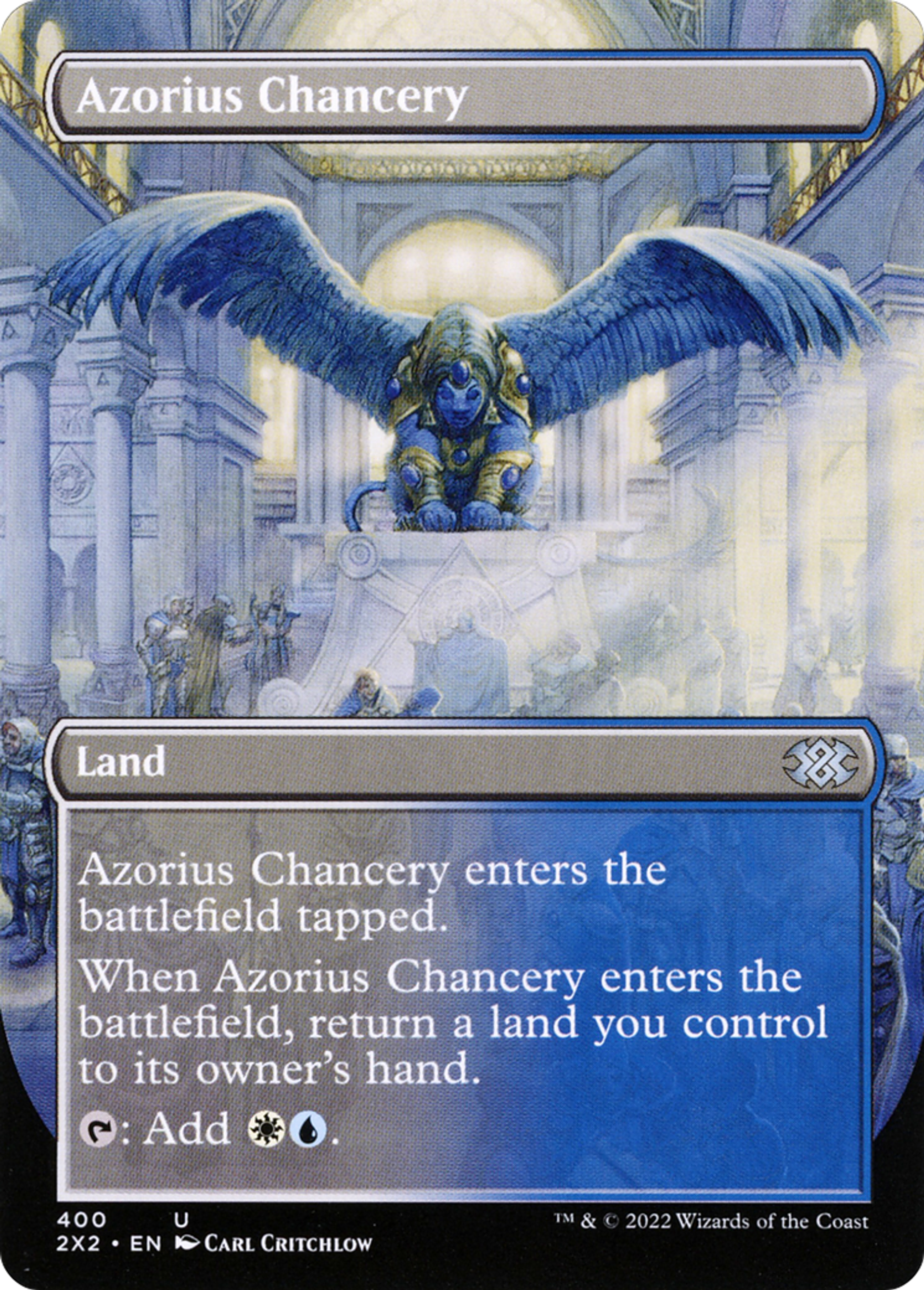 Azorius Chancery — Double Masters 2022 — Magic: The Gathering
