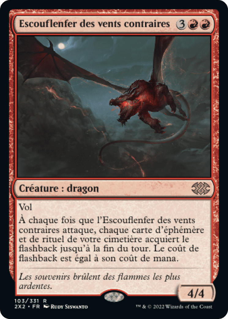 Escouflenfer des vents contraires — Double Masters 2022 — Magic: The Gathering
