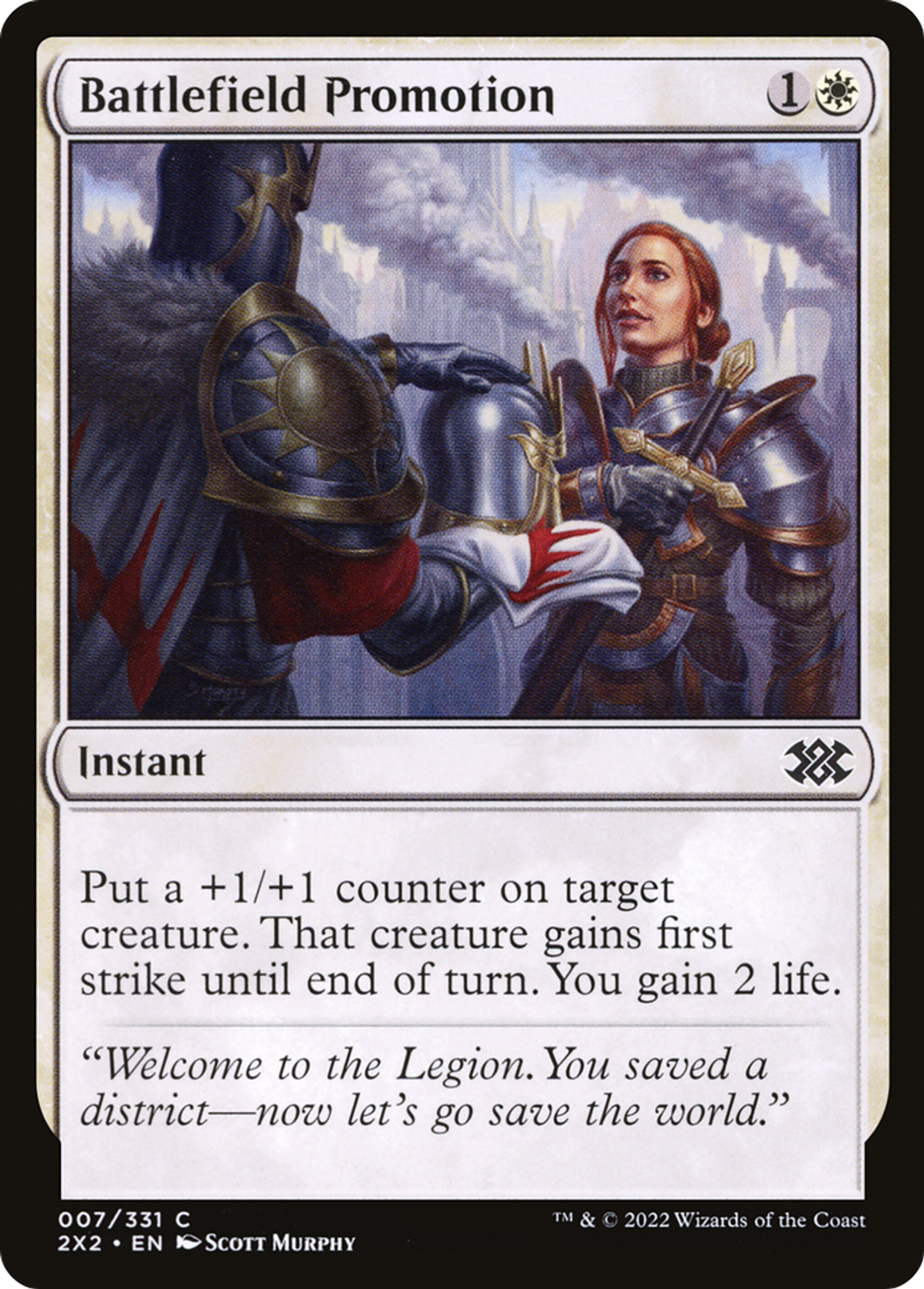 Battlefield Promotion — Double Masters 2022 — Magic: The Gathering