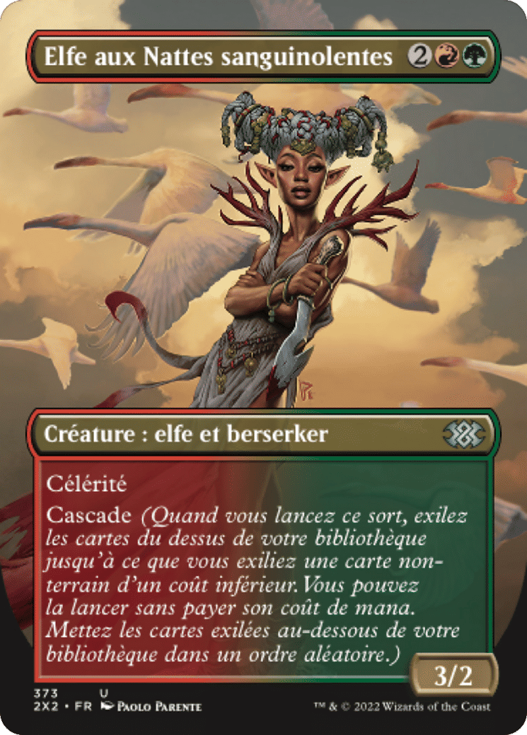 Elfe aux Nattes sanguinolentes — Double Masters 2022 — Magic: The Gathering