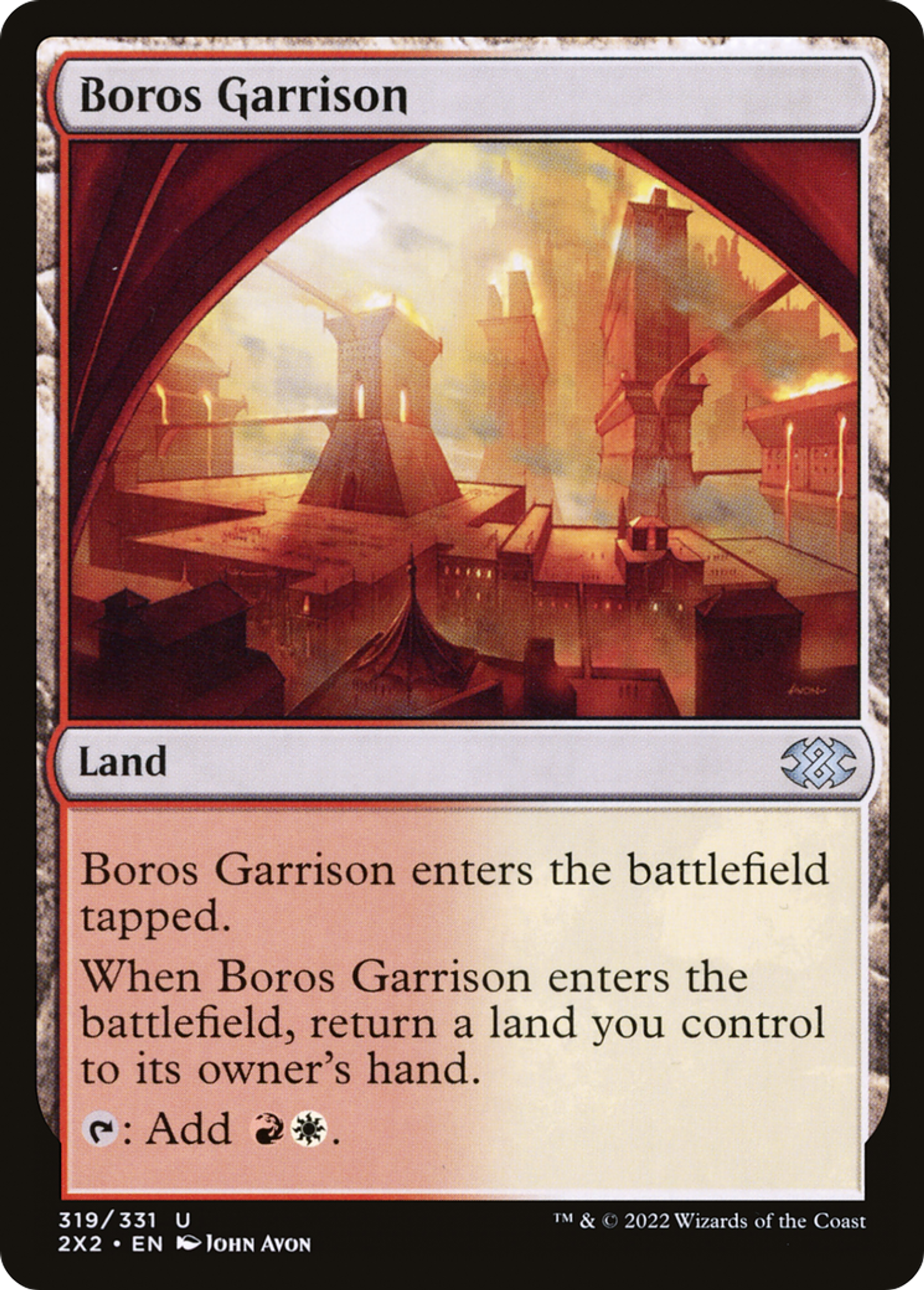 Garnison de Boros — Double Masters 2022 — Magic: The Gathering