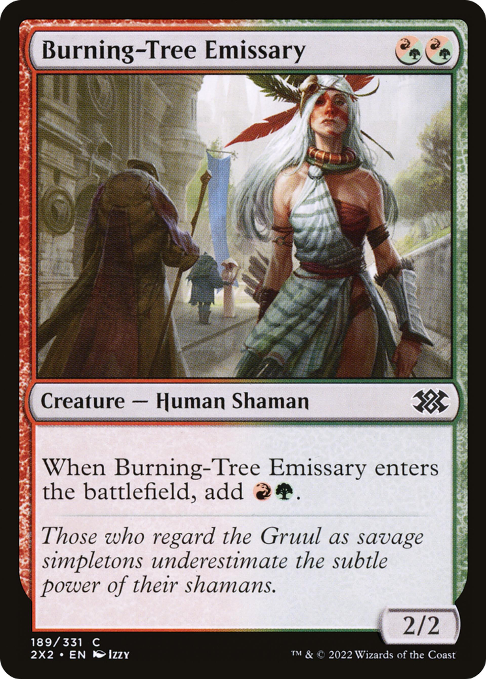 Burning-Tree Emissary — Double Masters 2022 — Magic: The Gathering