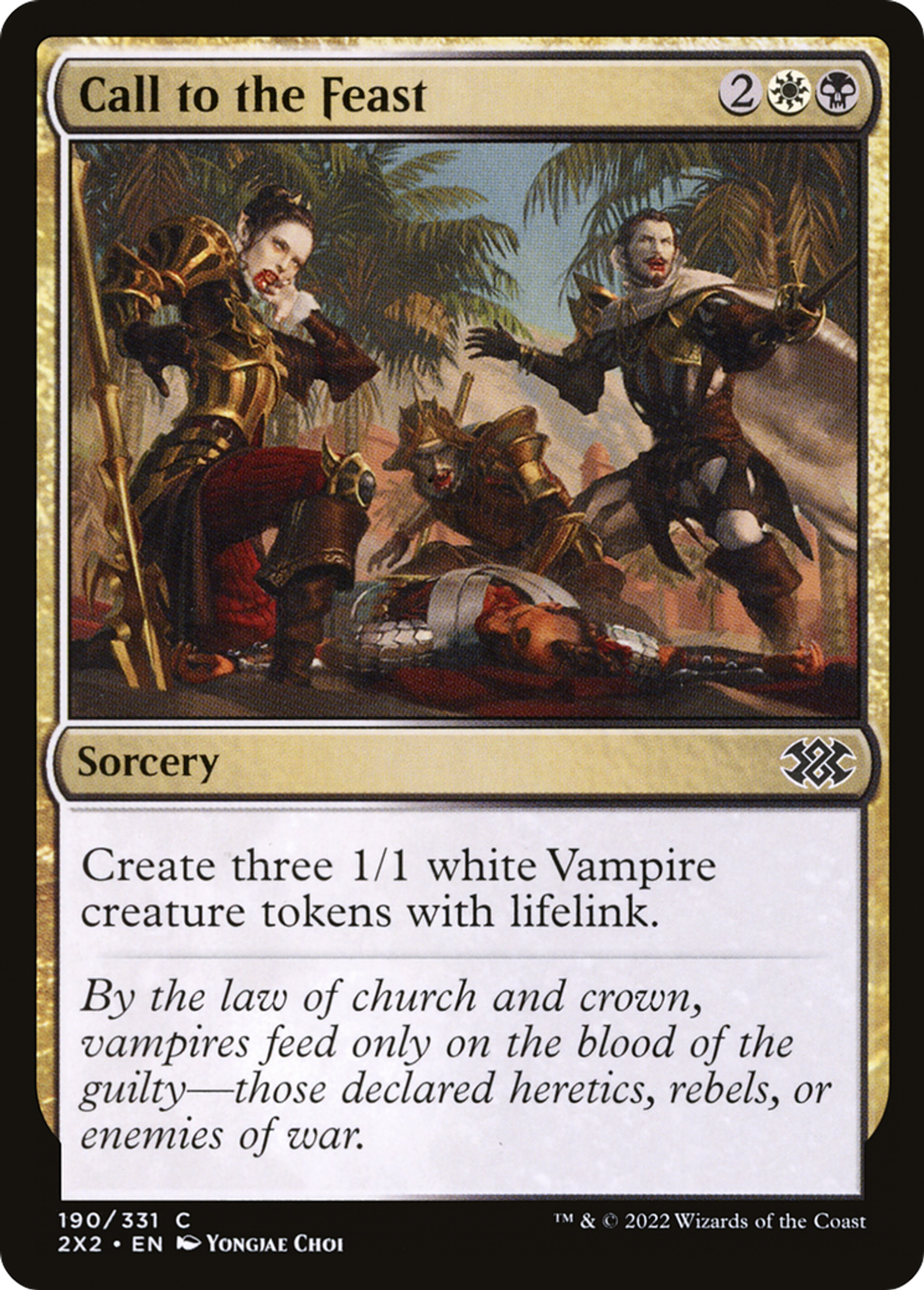 Call to the Feast — Double Masters 2022 — Magic: The Gathering