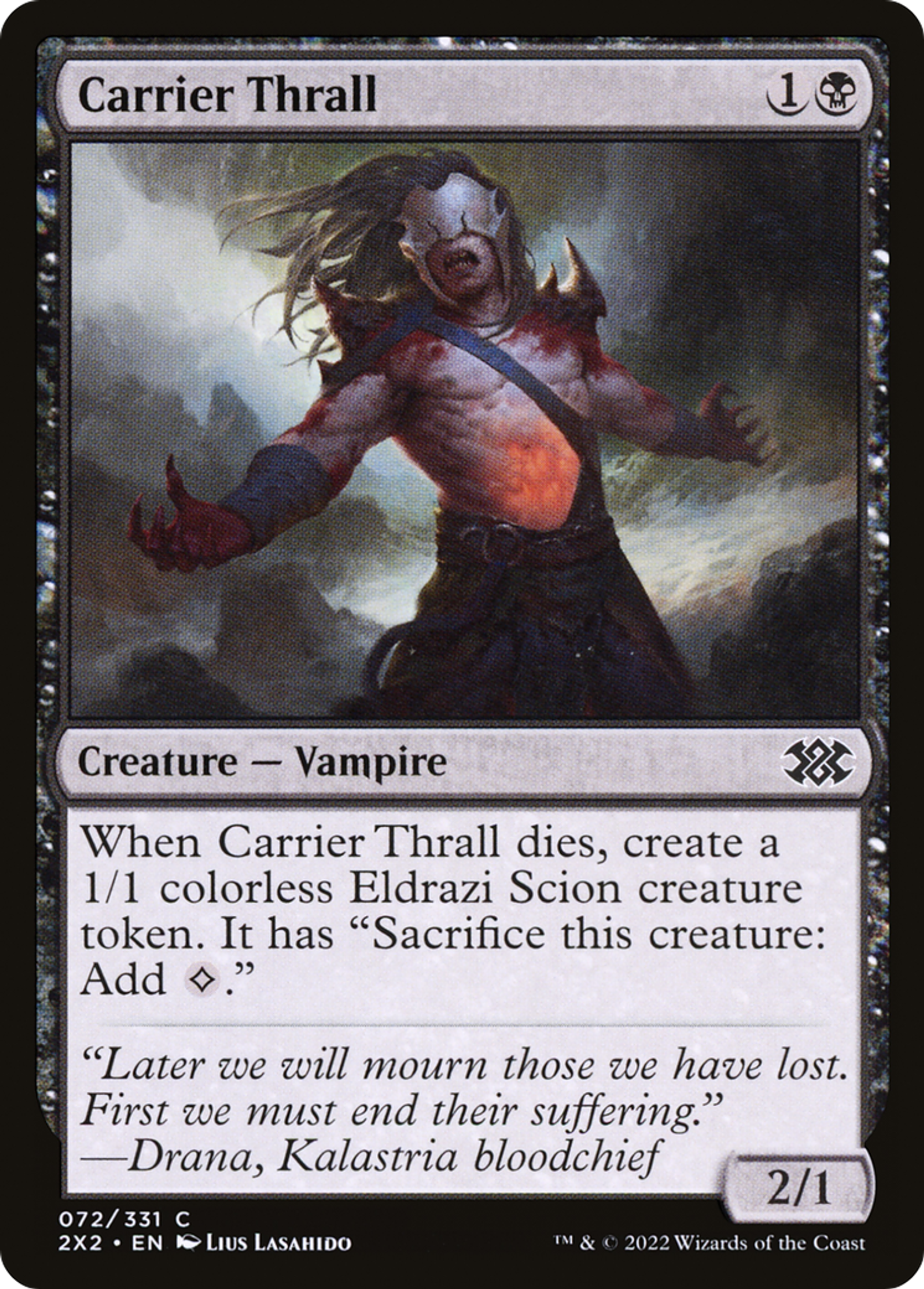 Carrier Thrall — Double Masters 2022 — Magic: The Gathering