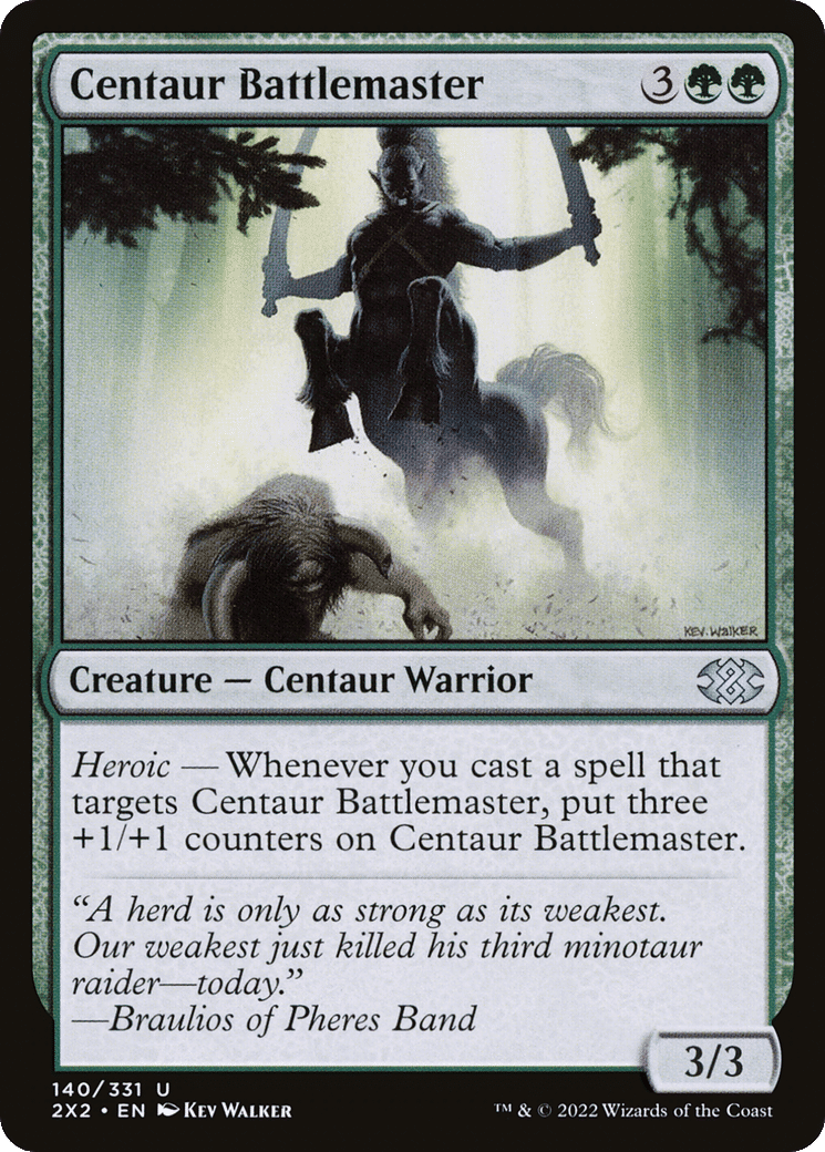 Centaur Battlemaster — Double Masters 2022 — Magic: The Gathering