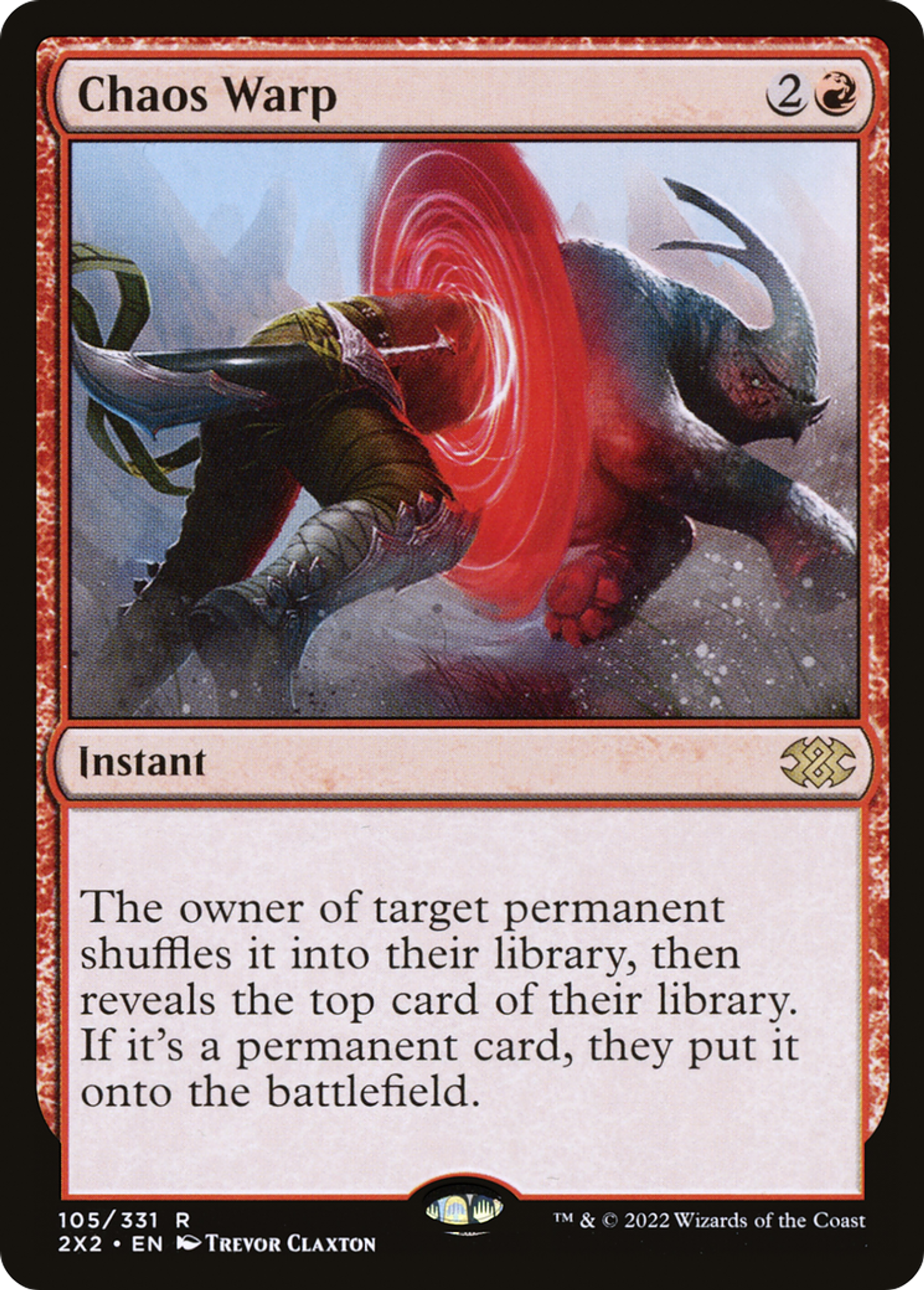 Chaos Warp — Double Masters 2022 — Magic: The Gathering