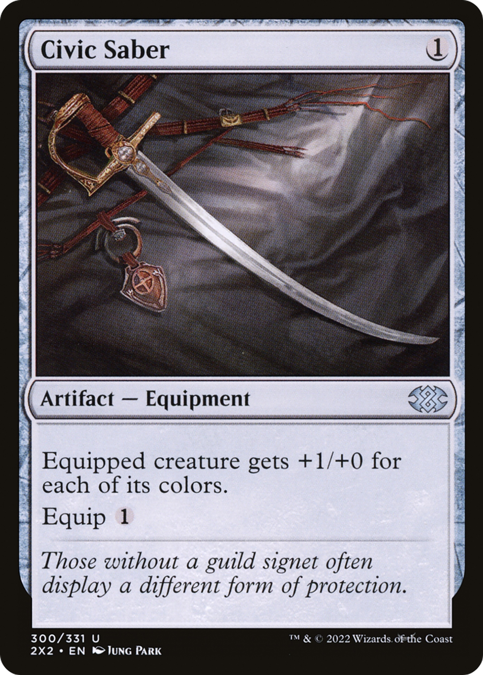 Sabre civique — Double Masters 2022 — Magic: The Gathering