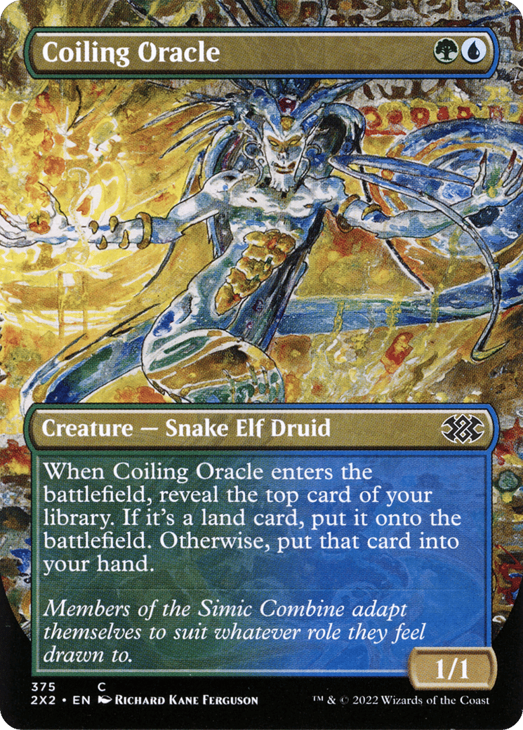 Coiling Oracle — Double Masters 2022 — Magic: The Gathering