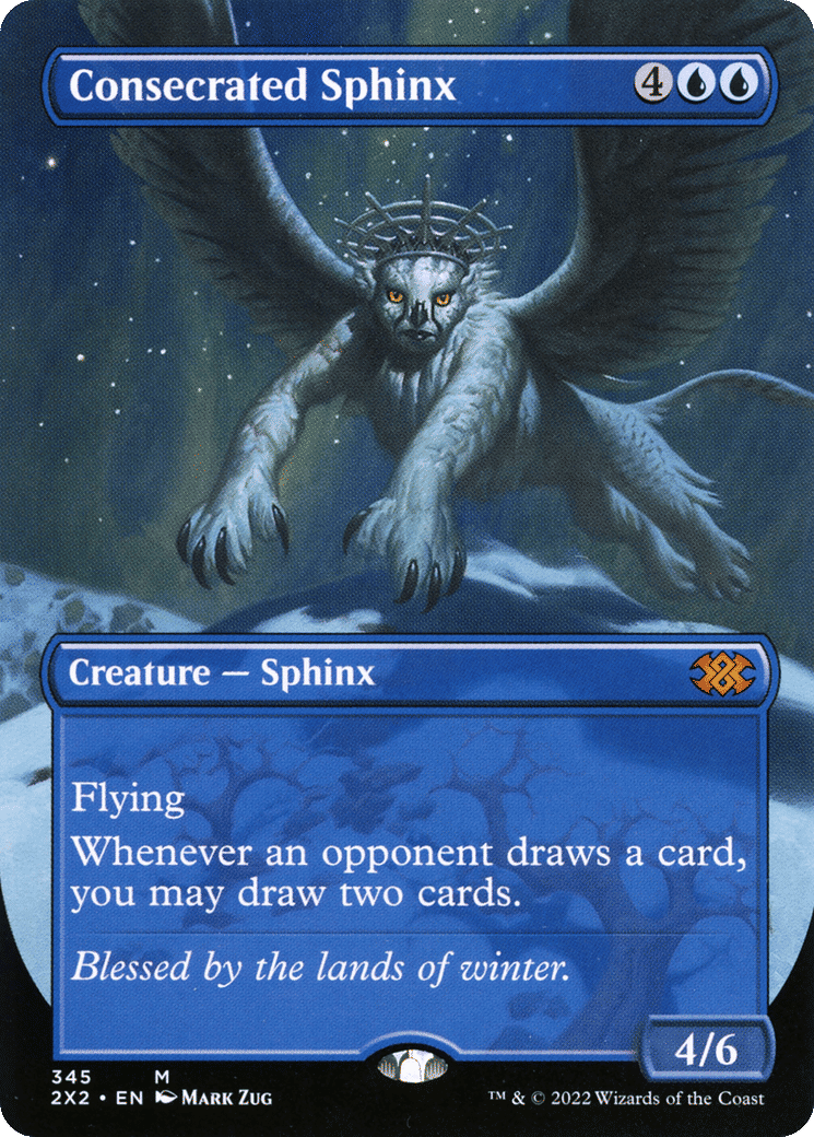 Consecrated Sphinx — Double Masters 2022 — Magic: The Gathering