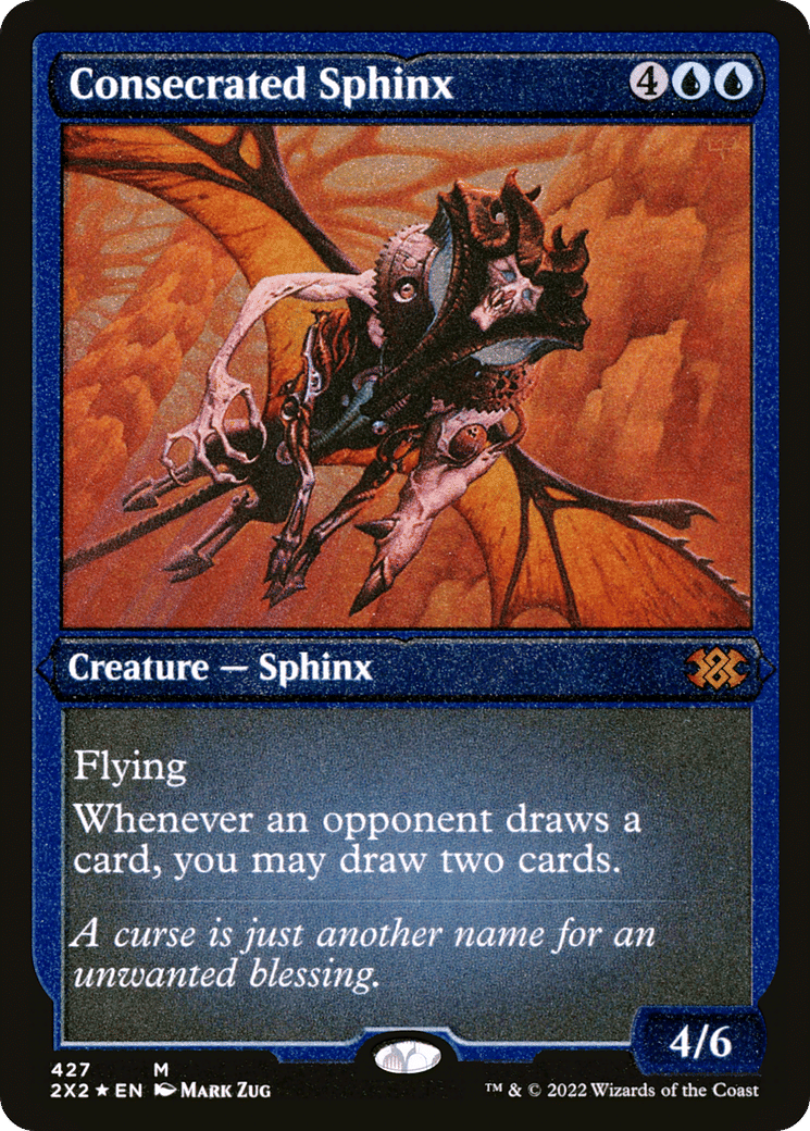 Consecrated Sphinx — Double Masters 2022 — Magic: The Gathering